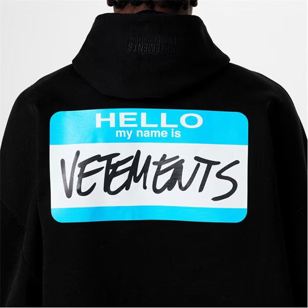 Vetements o1g2r1mq0824 Hoodie in Black Size US M / EU 48-50 / 2 - 3 Thumbnail