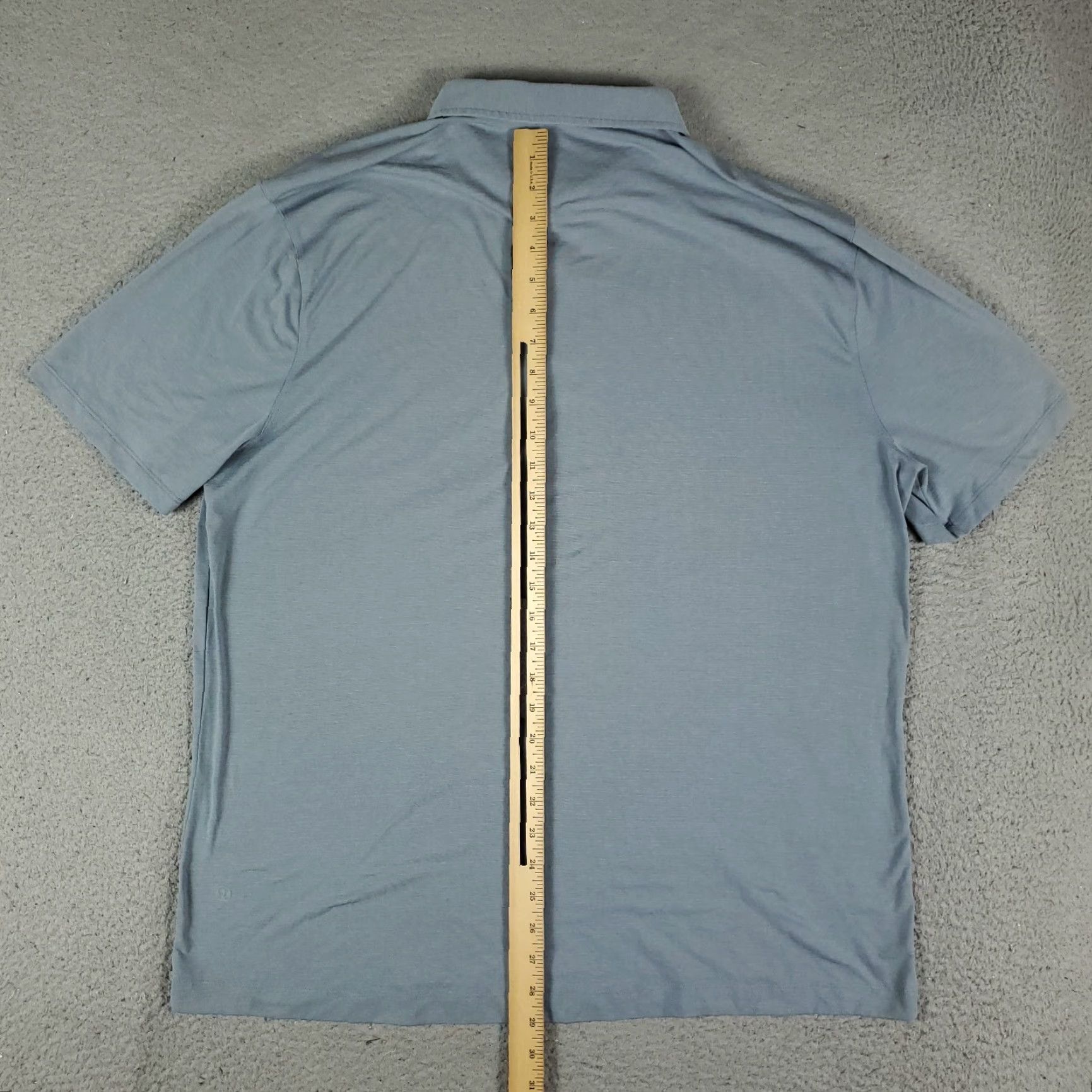 Lululemon Lululemon Polo Shirt Mens XL Blue Tech Casual Short Sleeve Adult Polo Shirt Mens XL Blue Size US XL / EU 56 / 4 - 4 Thumbnail