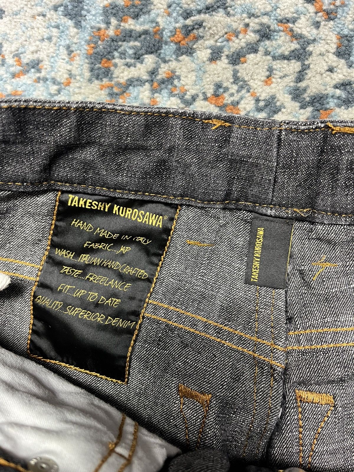 Takeshy Kurosawa × Vintage Vintage y2k Takeshi Kurosawa skinny distressed biker denim Size US 32 / EU 48 - 12 Thumbnail