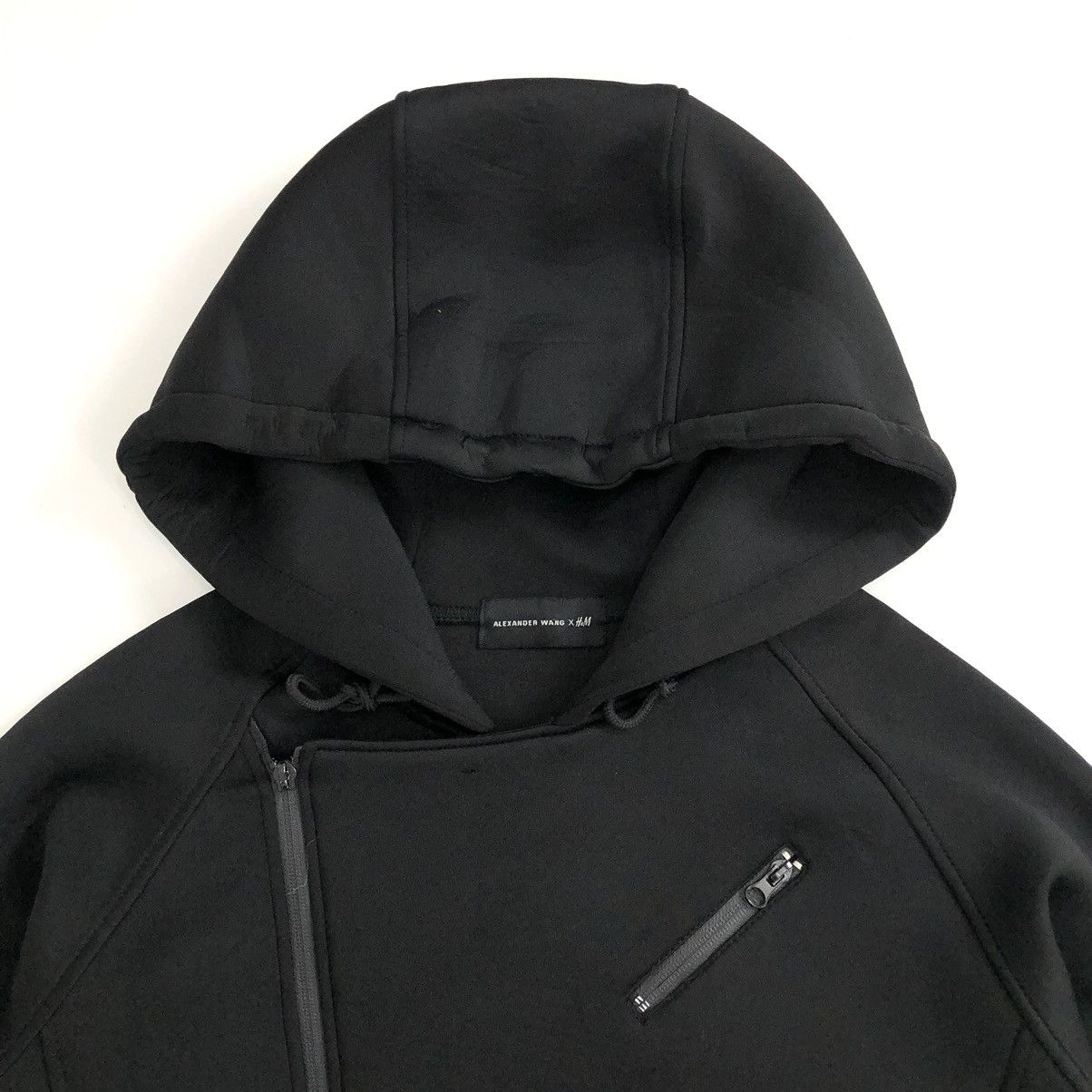 Alexander Wang × H&M Rare🔥 Alexander Wang x H&M Scuba Acymmetric Zip Hoodie Size US M / EU 48-50 / 2 - 5 Thumbnail