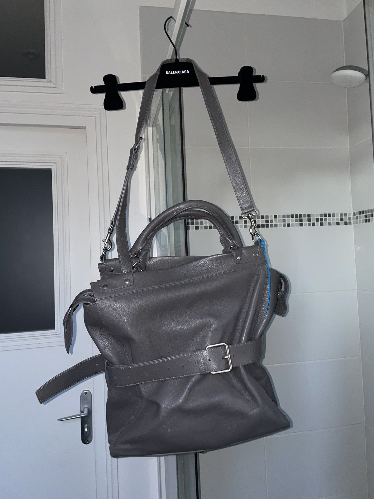 image of Balenciaga Waist Belt Bag (The Lost Tape) in Grey, Men's
