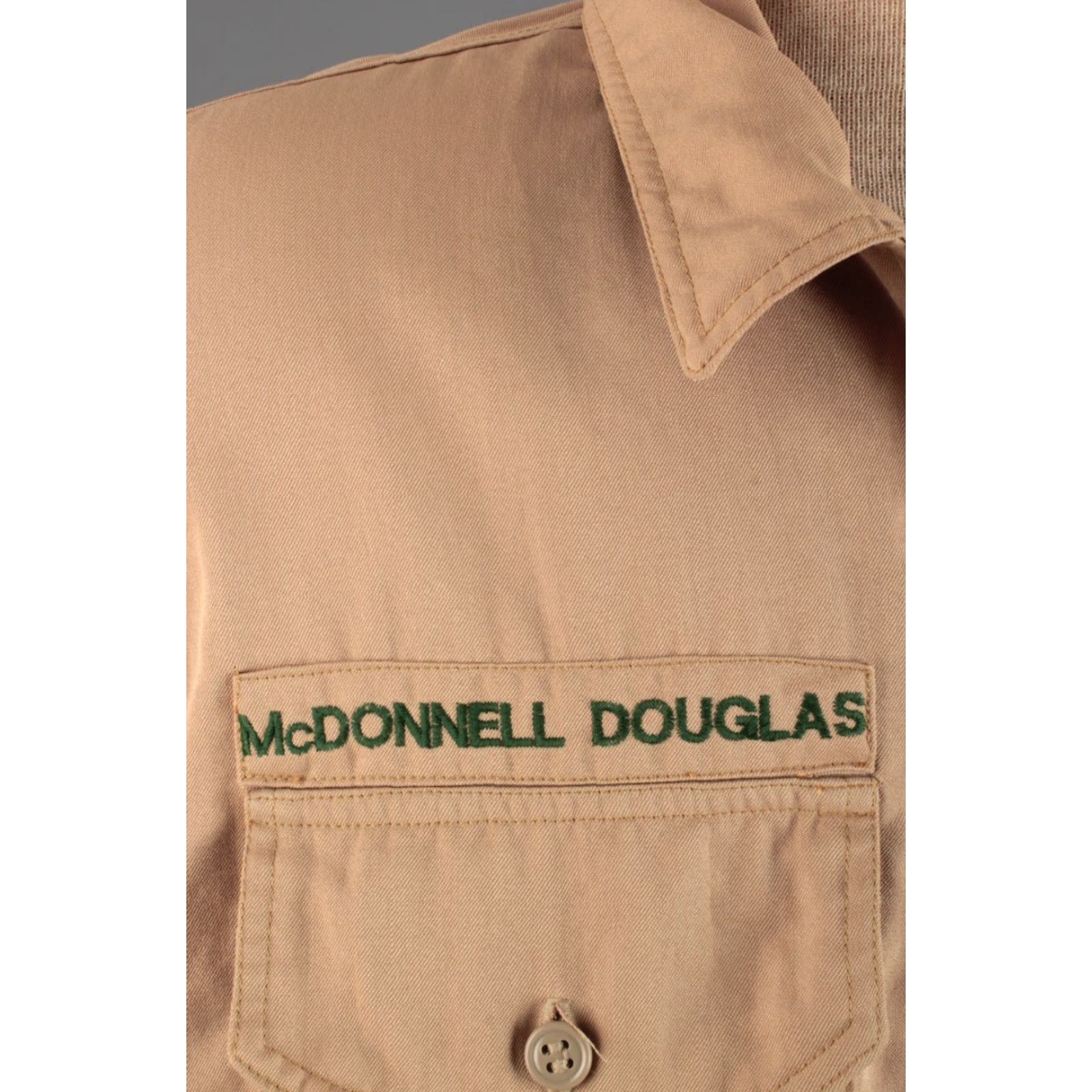Vintage McDonnell Douglas Nomex Uniform Shirt Pants 38x28 Beige 1970s Vintage Military Flight Suit Ltd. Mens Large Size US M / EU 48-50 / 2 - 3 Thumbnail