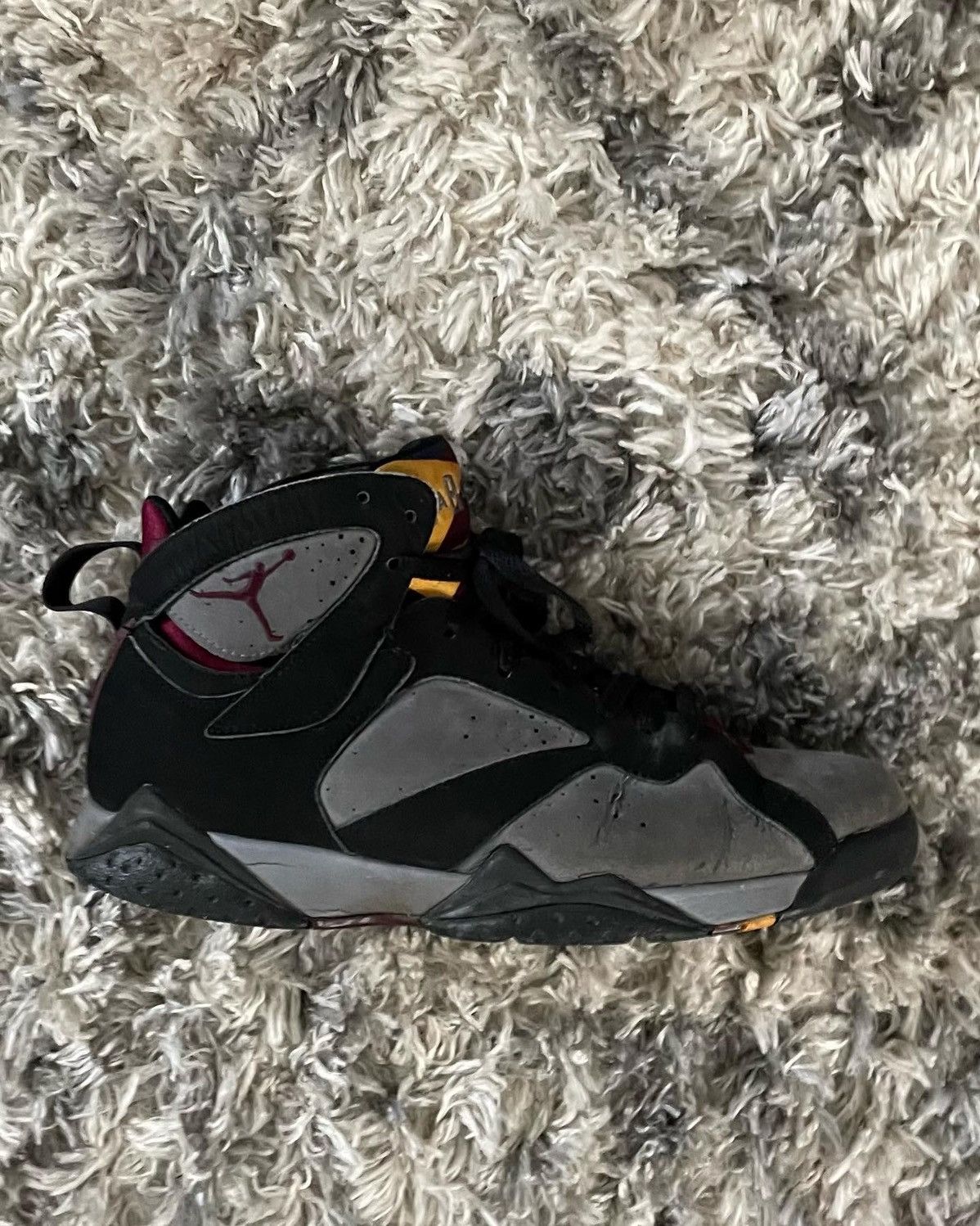 image of Jordan 7 in Black, Men's (Size 30)