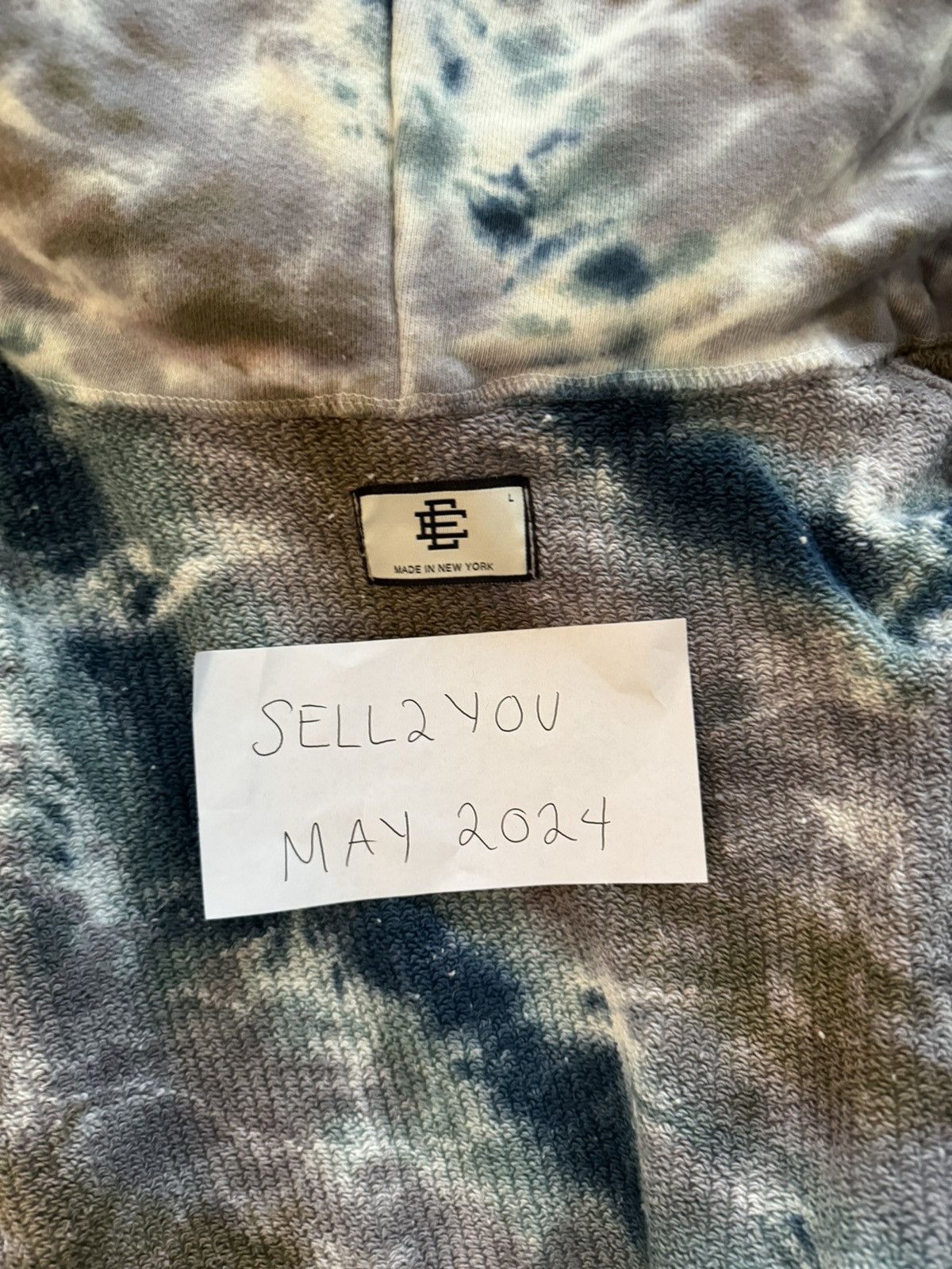 Eric Emanuel Eric Emanuel Tie Dye Full Zip Up Hoodie Size US L / EU 52-54 / 3 - 9 Thumbnail