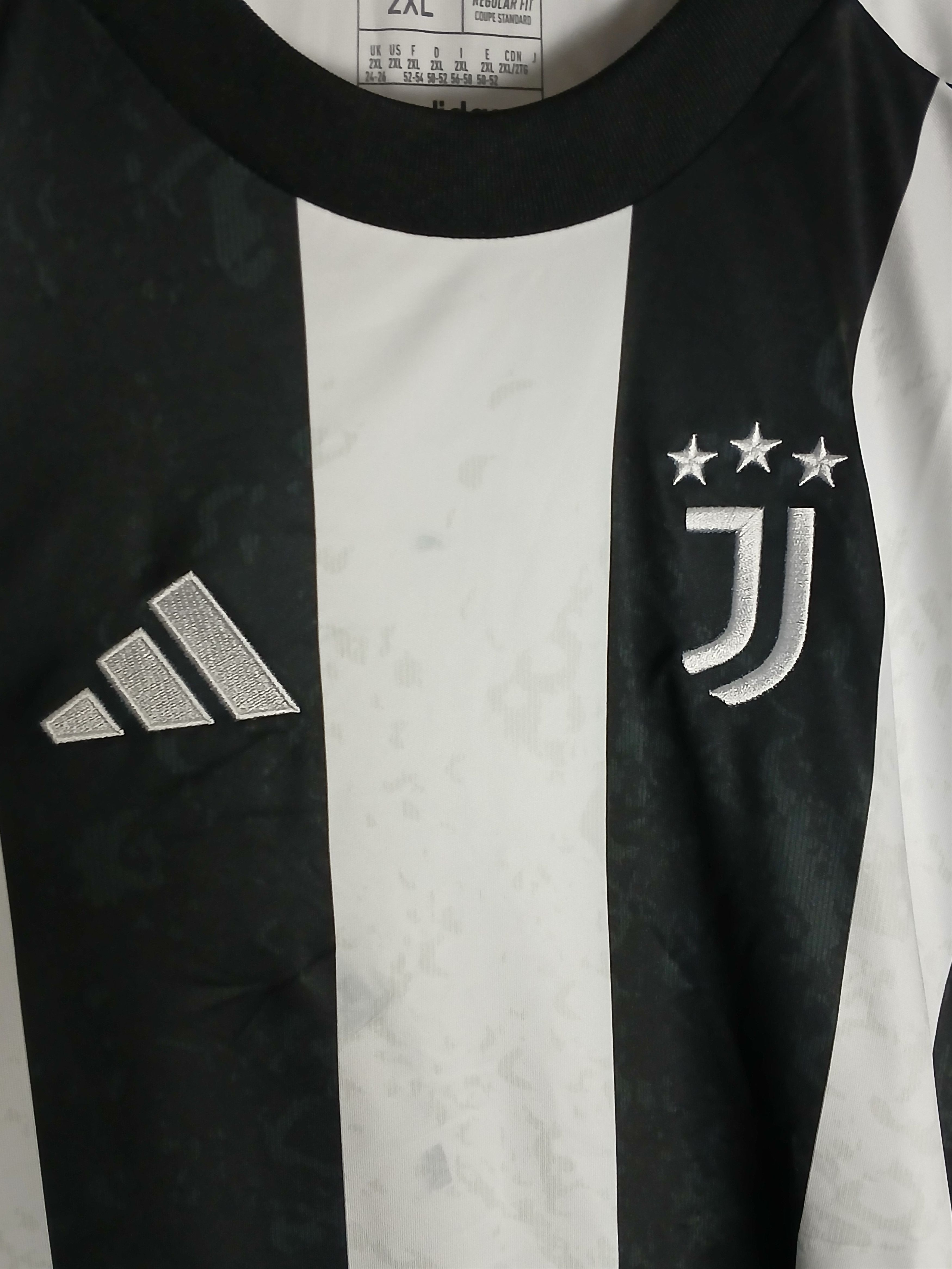 Adidas New Juventus 24/25 Home Football Jersey T-Shirt Size XXL / US 16-18 / IT 52-54 - 3 Thumbnail