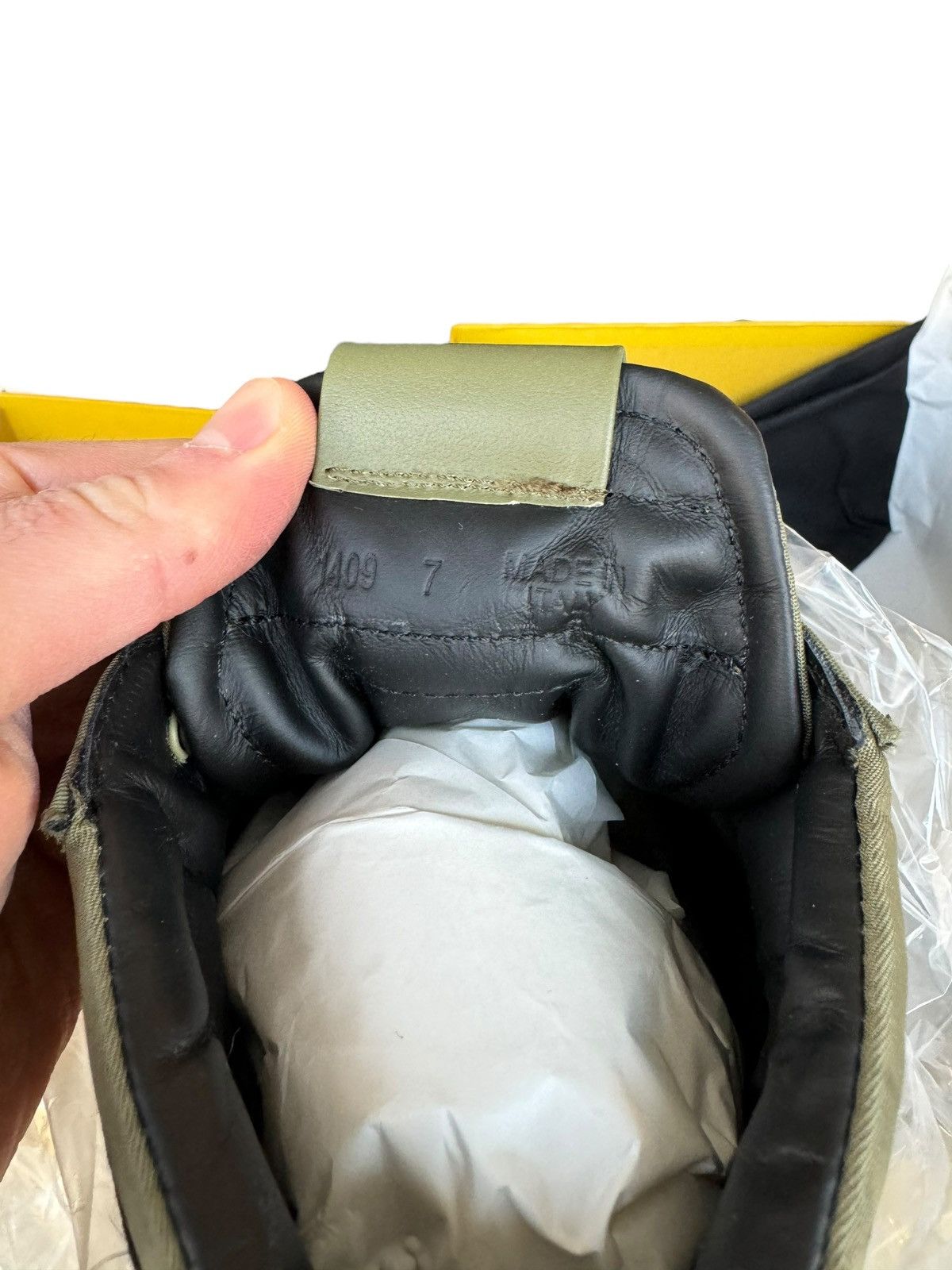 Rhude 2019 Unreleased V1 Hi Nylon Green Size US 7 / EU 40 - 11 Thumbnail