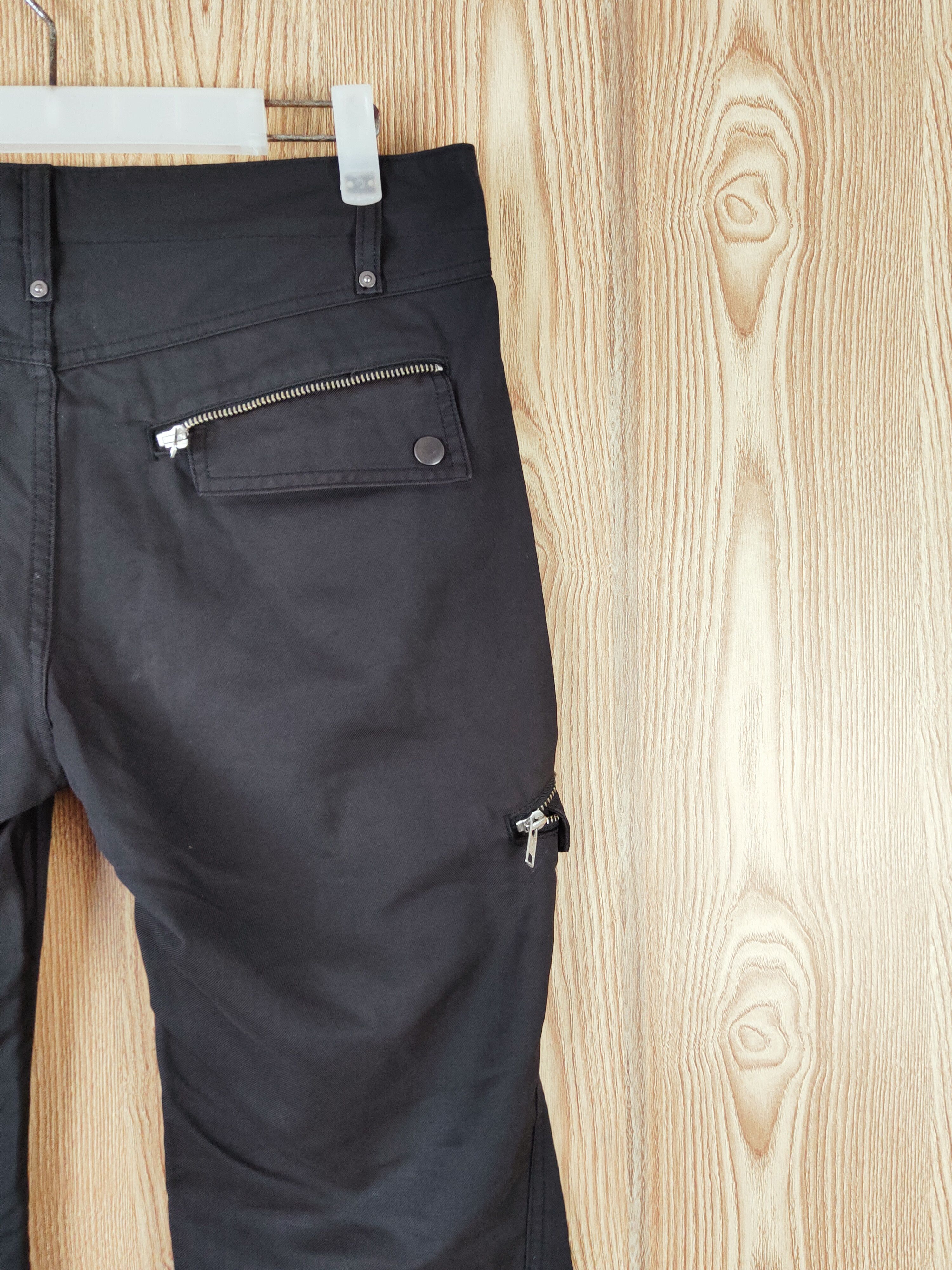 Japanese Brand Japanese Brand Black Multipocket Cargo Pants #W460 Size 31" - 10 Thumbnail
