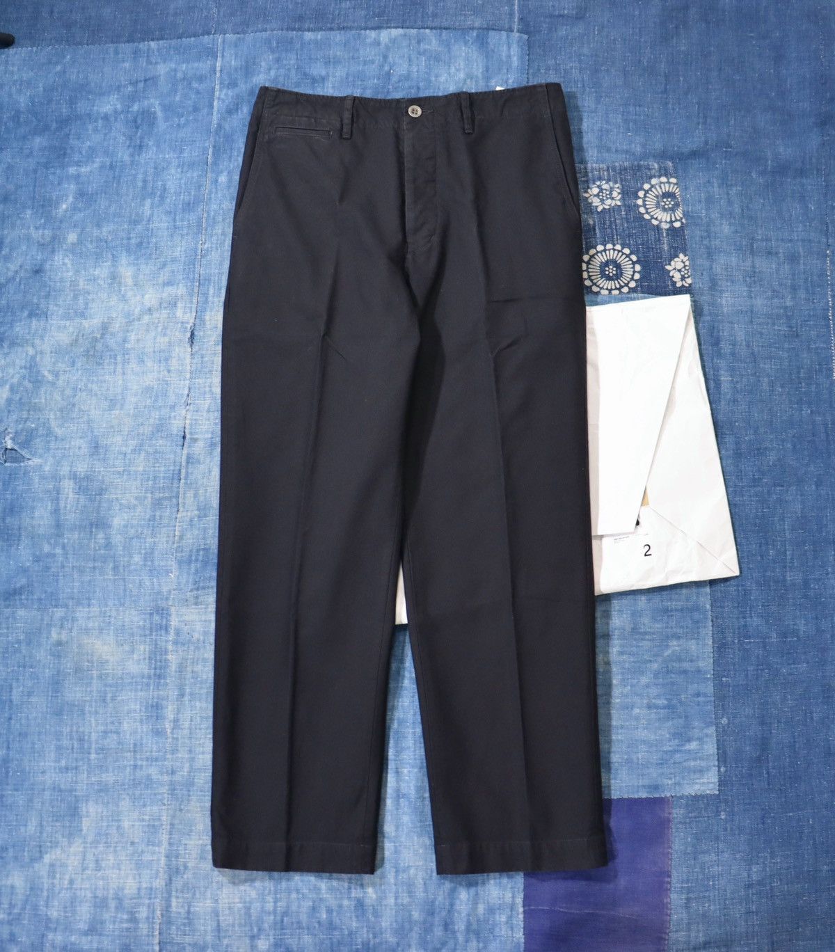 Visvim Visvim 22ss Chino Pants Hw Taper size2 navy | Grailed