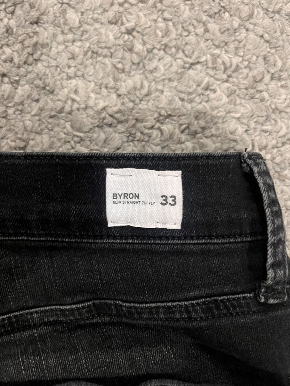 Hudson Hudson Byron Slim Straight Zip Fly jeans Size US 33 - 2 Thumbnail