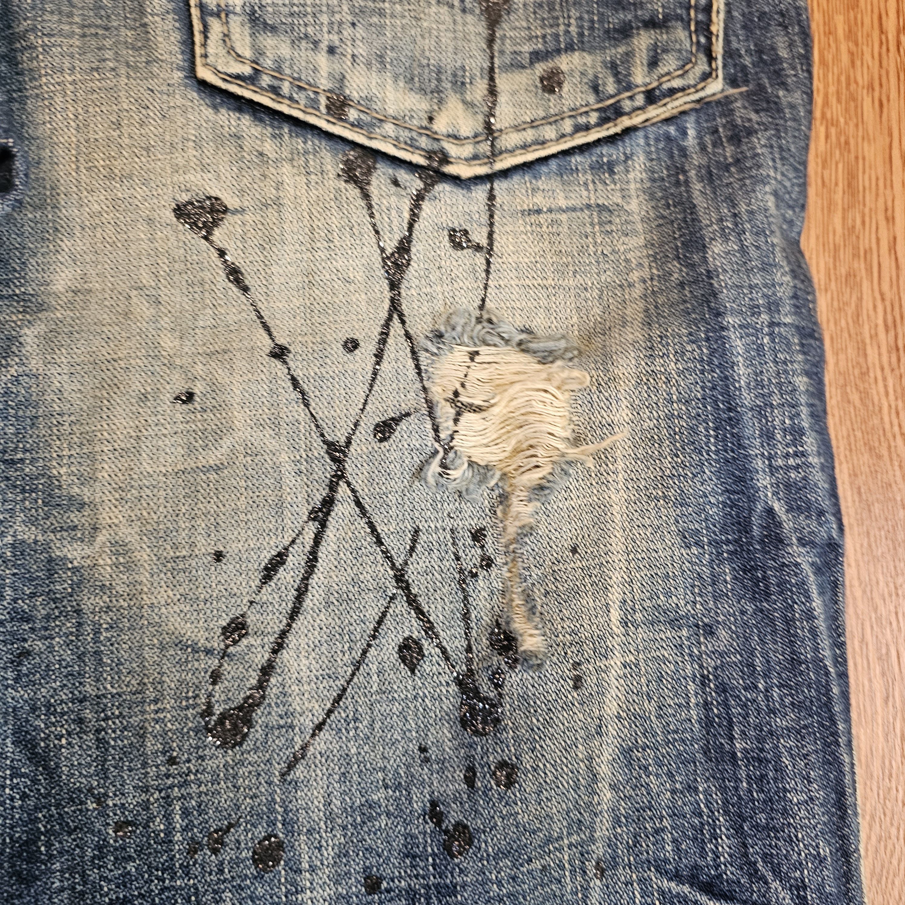 JACKROSE Vintage FUGA Mudwash Flared Jeans Size US 29 - 8 Thumbnail