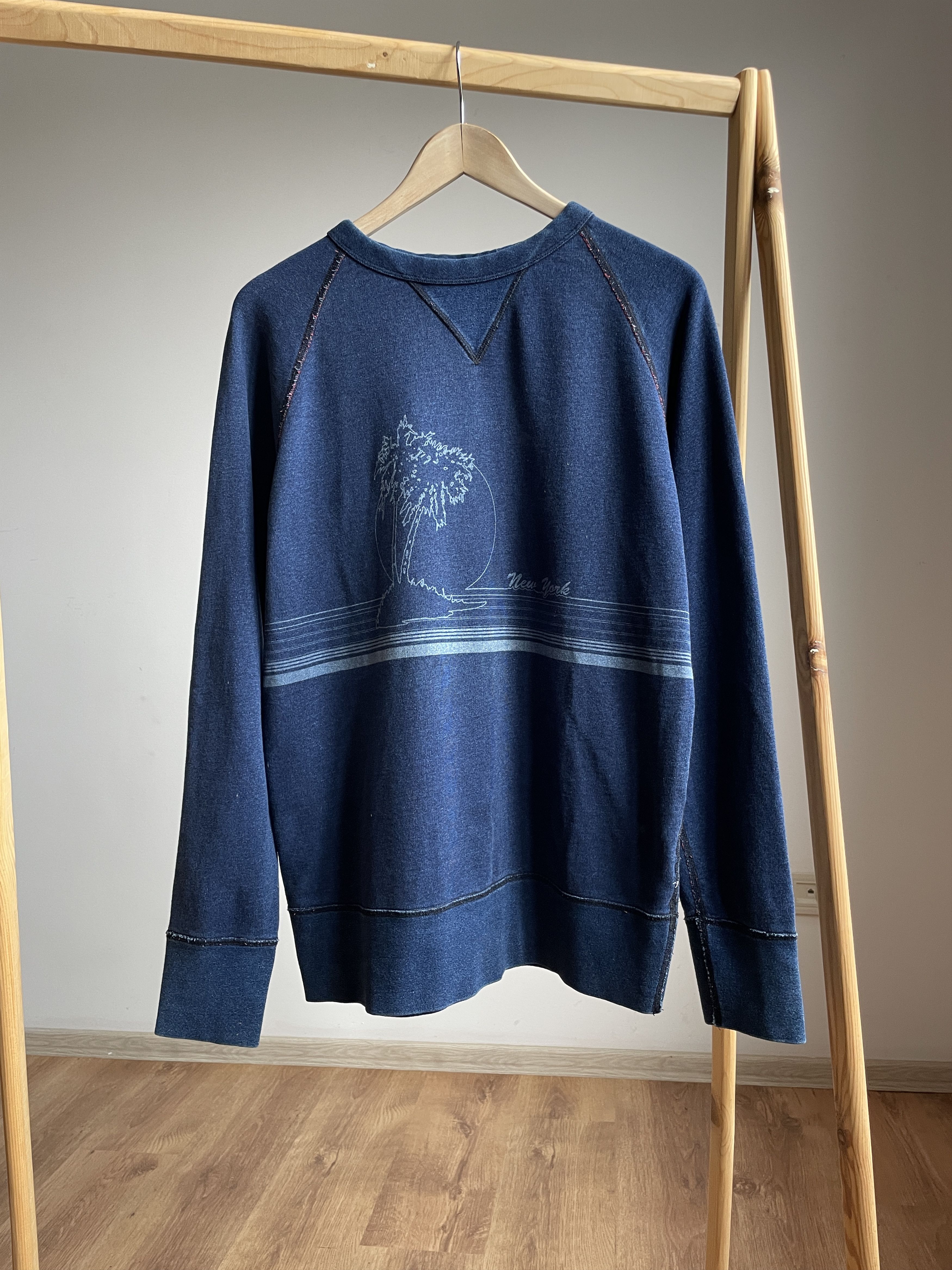 Rag & Bone Rag & Bone Vacation Indigo Sweatshirt Size S Size US S / EU 44-46 / 1 - 1 Thumbnail