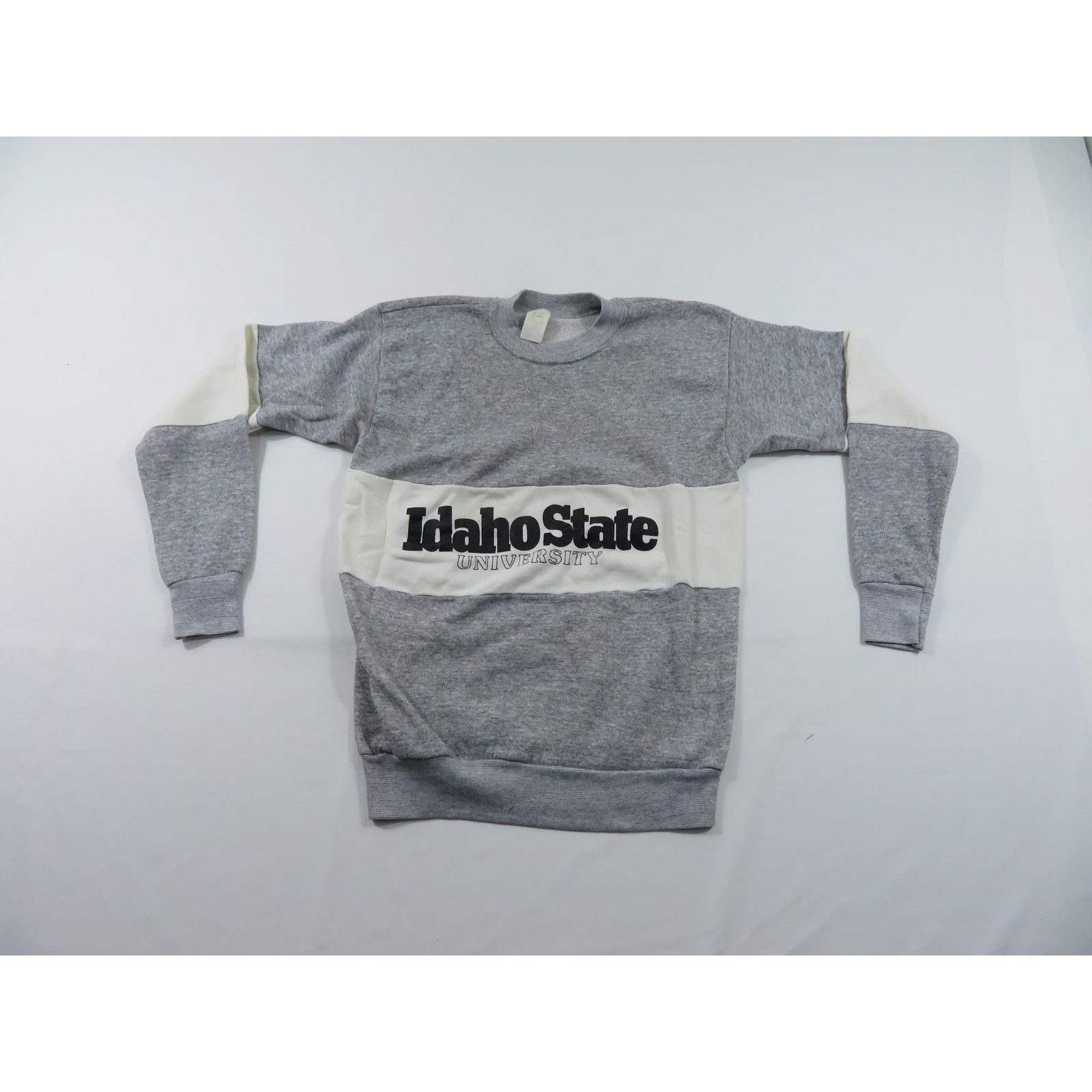Velva Sheen Idaho State University Gray White Sweatshirt Sz S 1980s Size US S / EU 44-46 / 1 - 1 Thumbnail