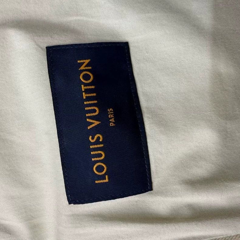 Louis Vuitton Louis Vuitton Beige Denim Jacket with Logo -2505 Size US L / EU 52-54 / 3 - 4 Thumbnail