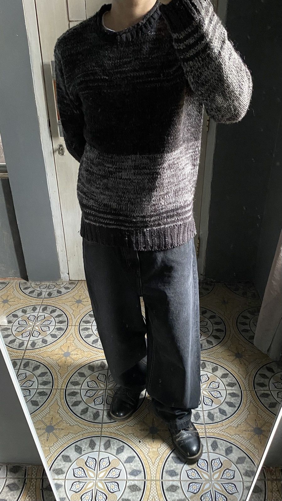 Other The Best Jeans Marl Knit Sweater - Vintage Melange Grey Size US M / EU 48-50 / 2 - 11 Thumbnail