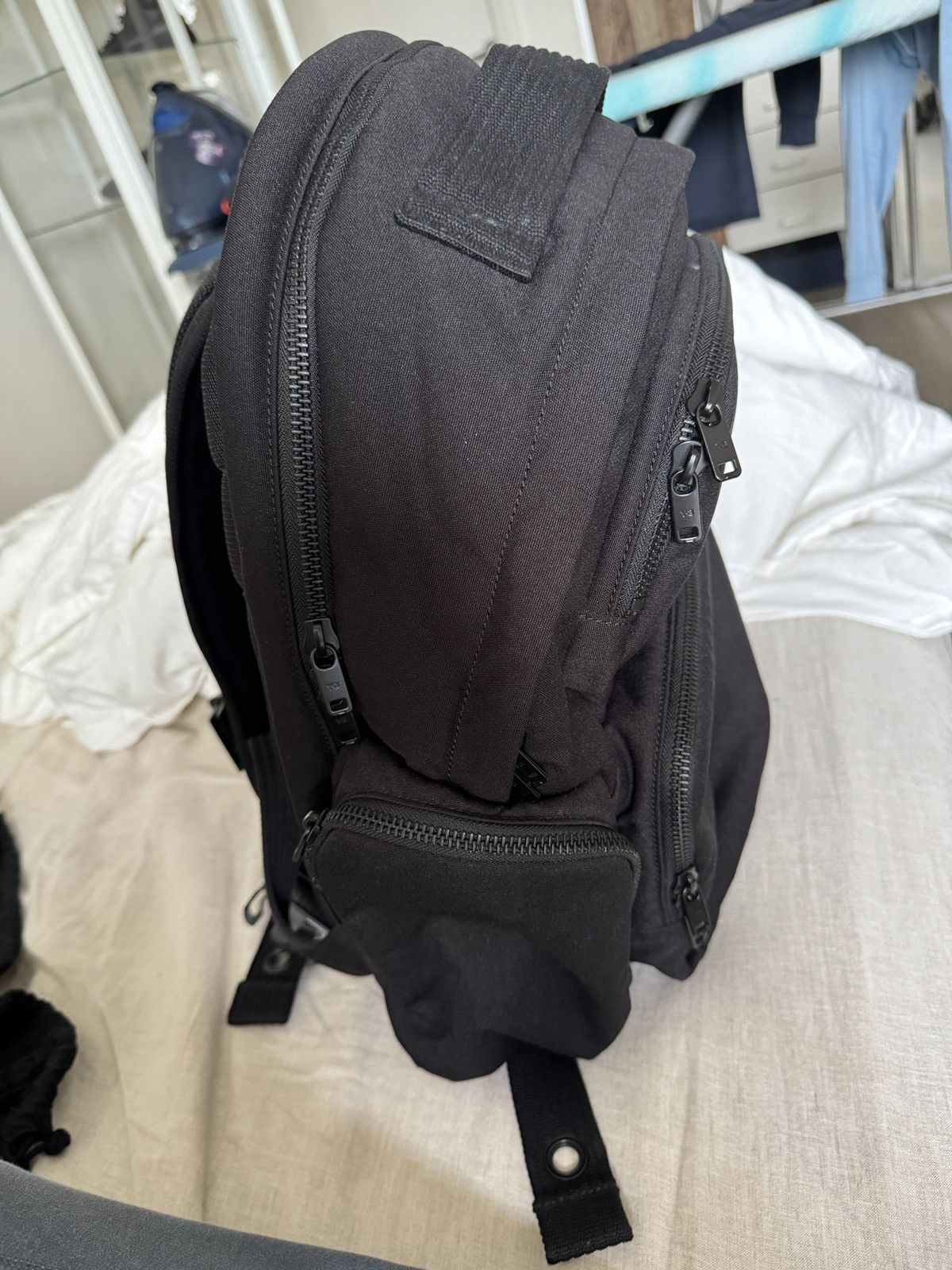 Adidas × Y-3 Adidas Y-3 Utility Heavy Duty Embroidered Backpack Y3 IR5788 Size ONE SIZE - 11 Thumbnail