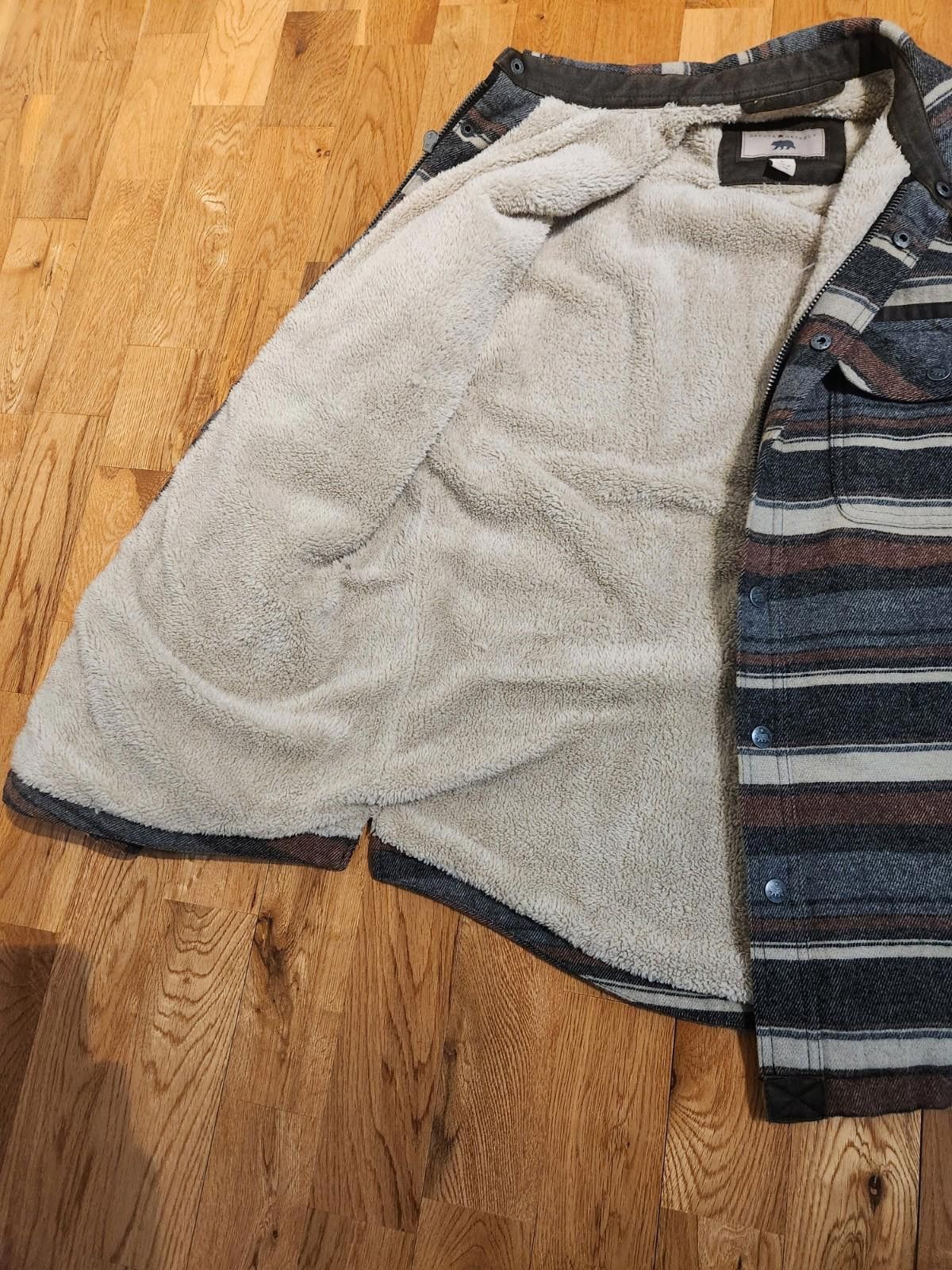 Dakota Grizzly Dakota Grizzly Burke Wool Blend Faux Fur Striped Jacket L Size US L / EU 52-54 / 3 - 3 Thumbnail