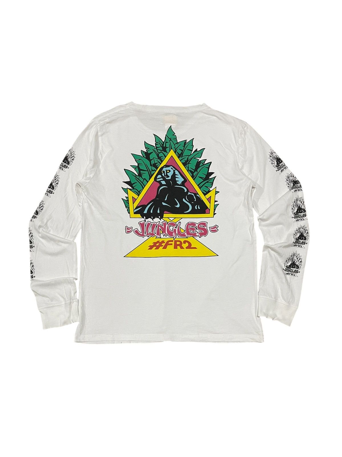 FR2 2000s FR2 X JUNGLES NATAS SPHINX LONG SLEEVE SHIRT Size US M / EU 48-50 / 2 - 1 Thumbnail