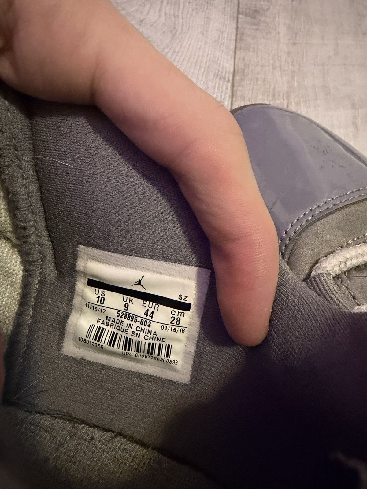 Jordan Brand Jordan 11 Cool Grey Low Size US 10 / EU 43 - 12 Thumbnail