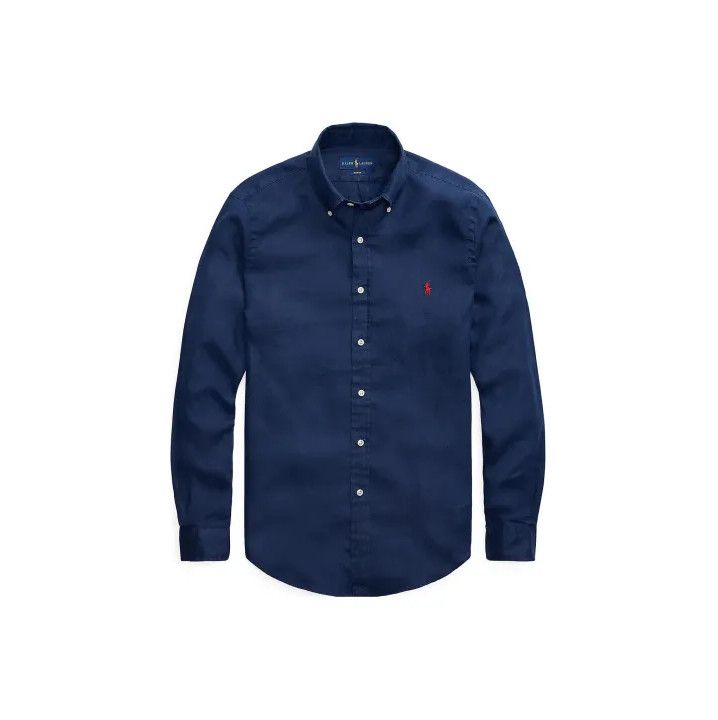 Polo Ralph Lauren Polo Ralph Lauren SS23 Solid Logo Embroidered Long Sleeve Shirt Size US XL / EU 56 / 4 - 1 Thumbnail