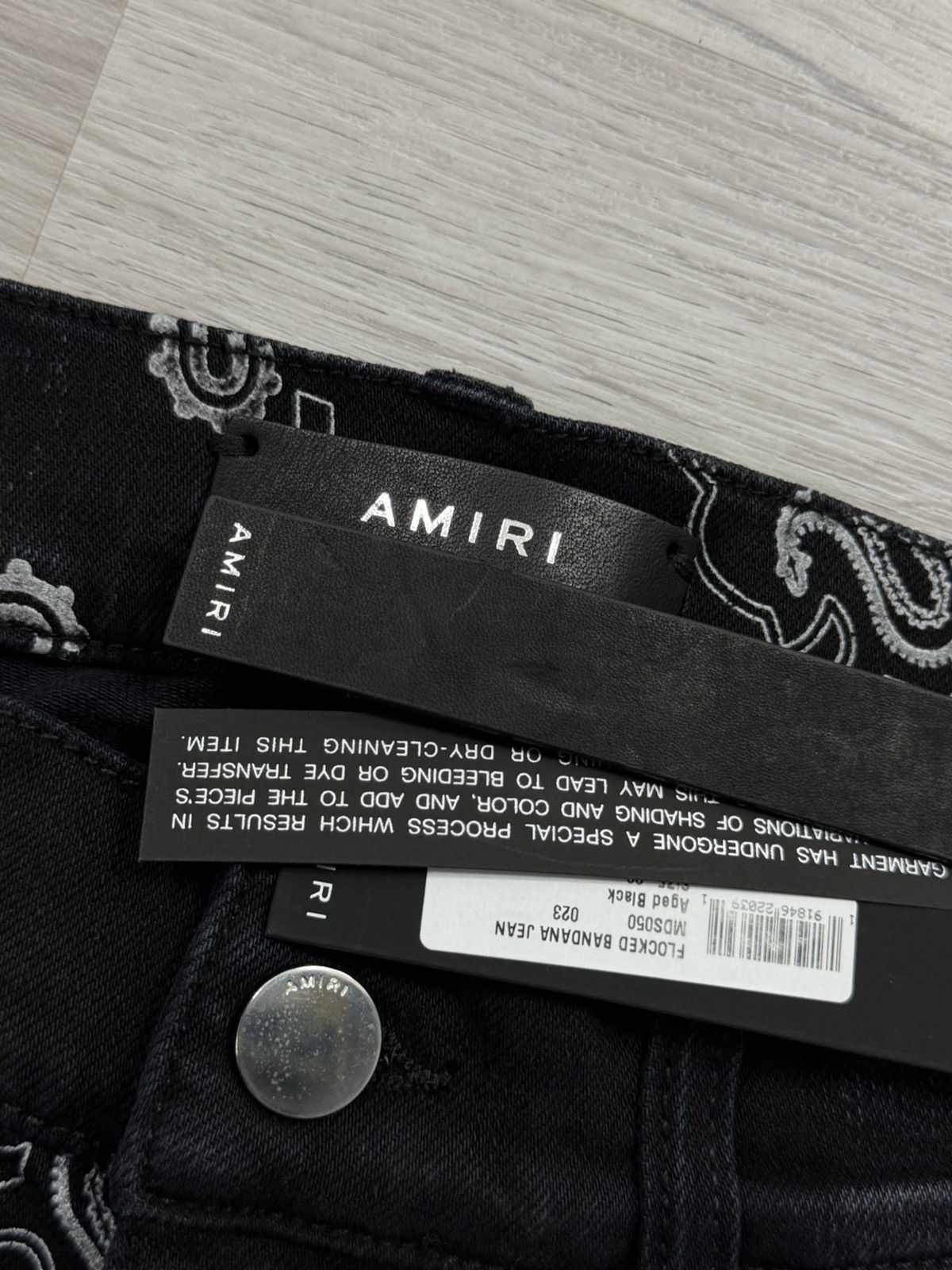 Amiri AMIRI Bandana Print Skinny Jeans Size US 31 - 4 Thumbnail
