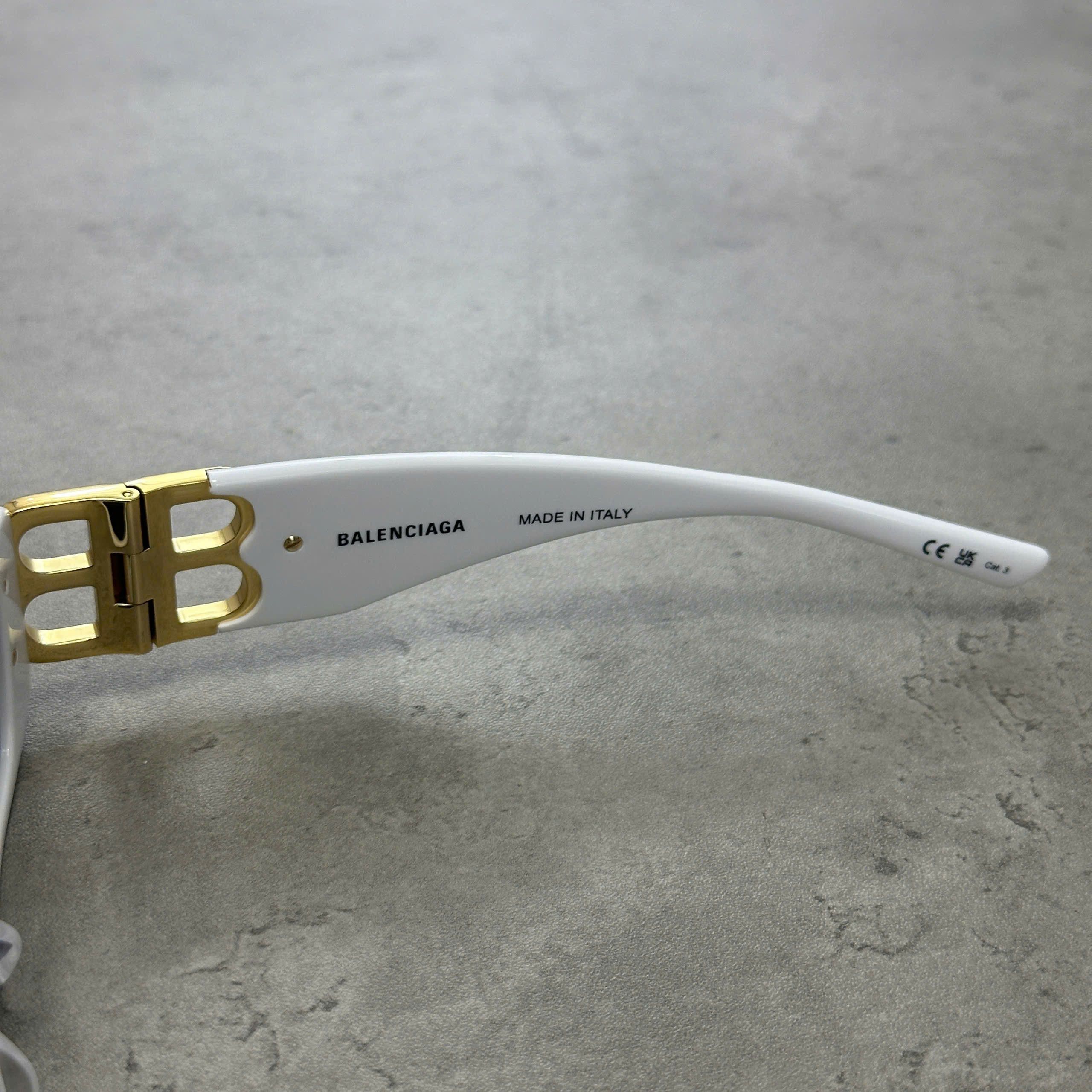 Balenciaga BALENCIAGA BB0096S 011 Dynasty Sunglasses WHITE Size ONE SIZE - 6 Thumbnail