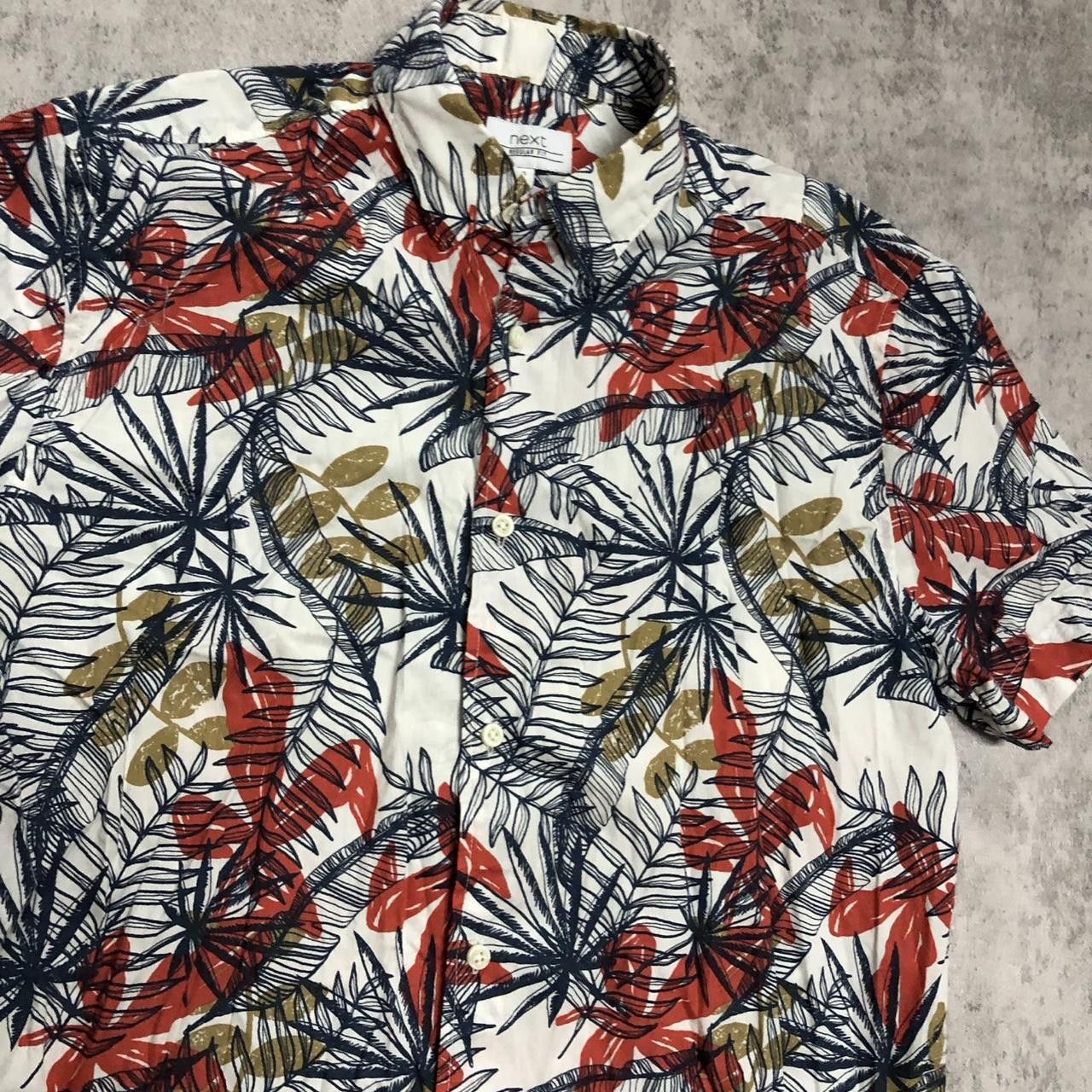 NEXT White and red Next short sleeve shirt Size US S / EU 44-46 / 1 - 2 Thumbnail