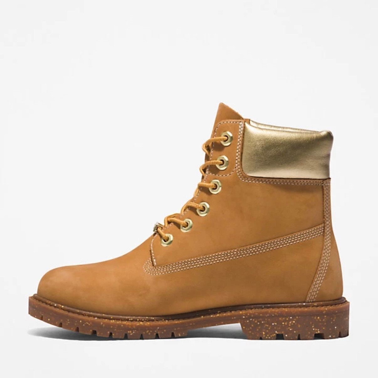 Timberland TIMBERLAND Women's 8 Heritage 6 IN Boot Premium Wheat Nubuck Size US 8 / IT 38 - 2 Thumbnail