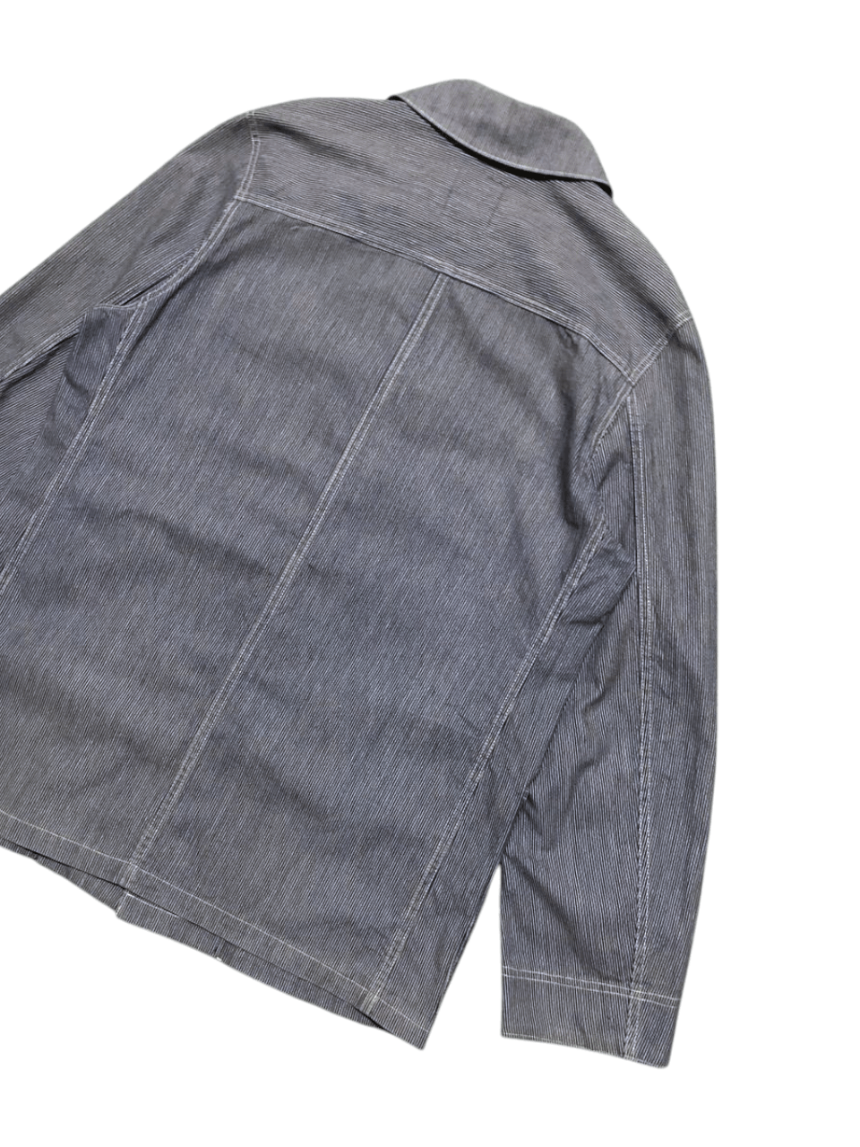 BIGI VINTAGE MEN'S BIGI HICKORY CHORE JACKET MADE IN USA Size US L / EU 52-54 / 3 - 7 Thumbnail
