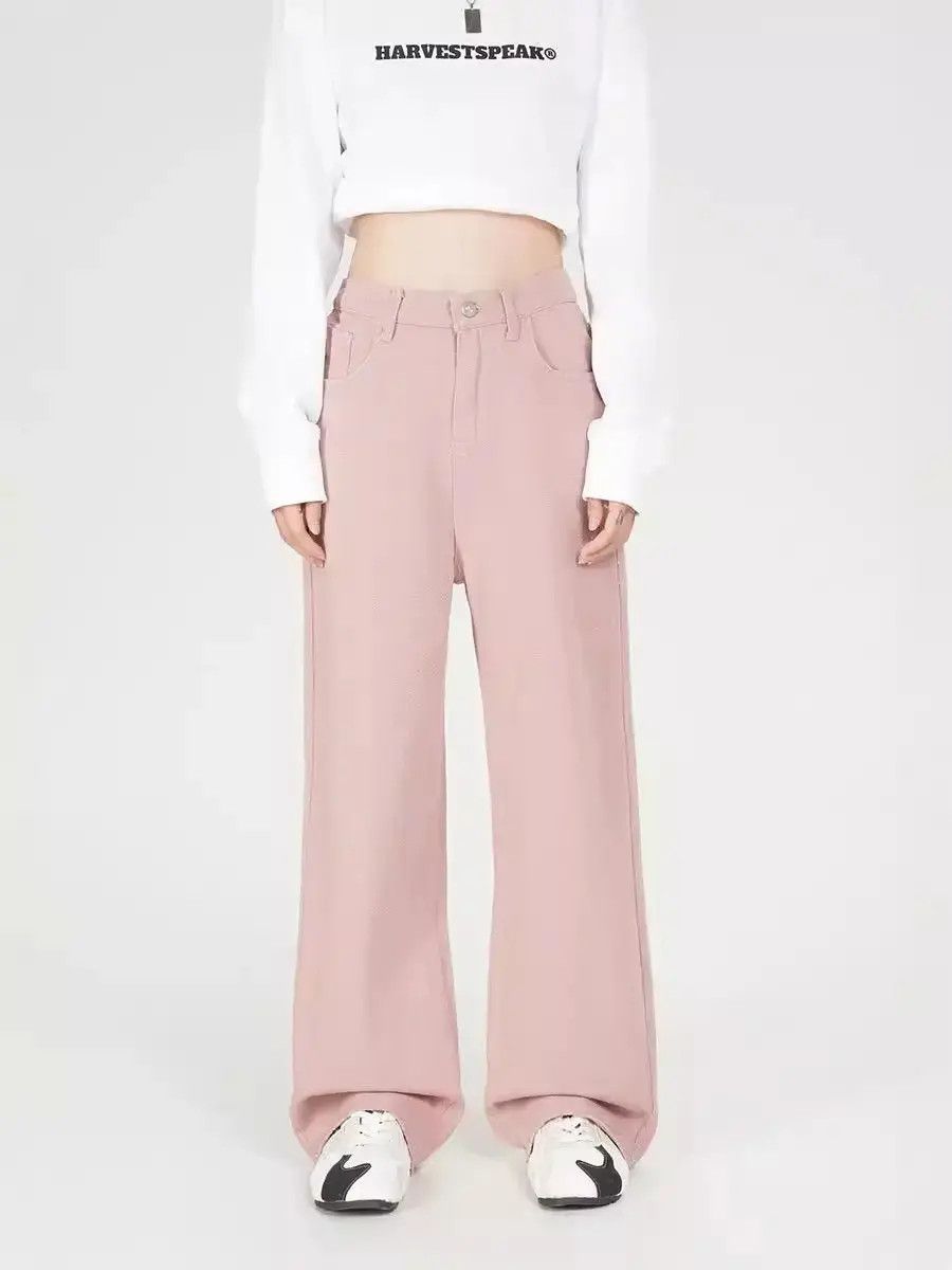 Japanese Brand Retro loose high street casual wide leg jeans Size US 32 / EU 48 - 1 Thumbnail