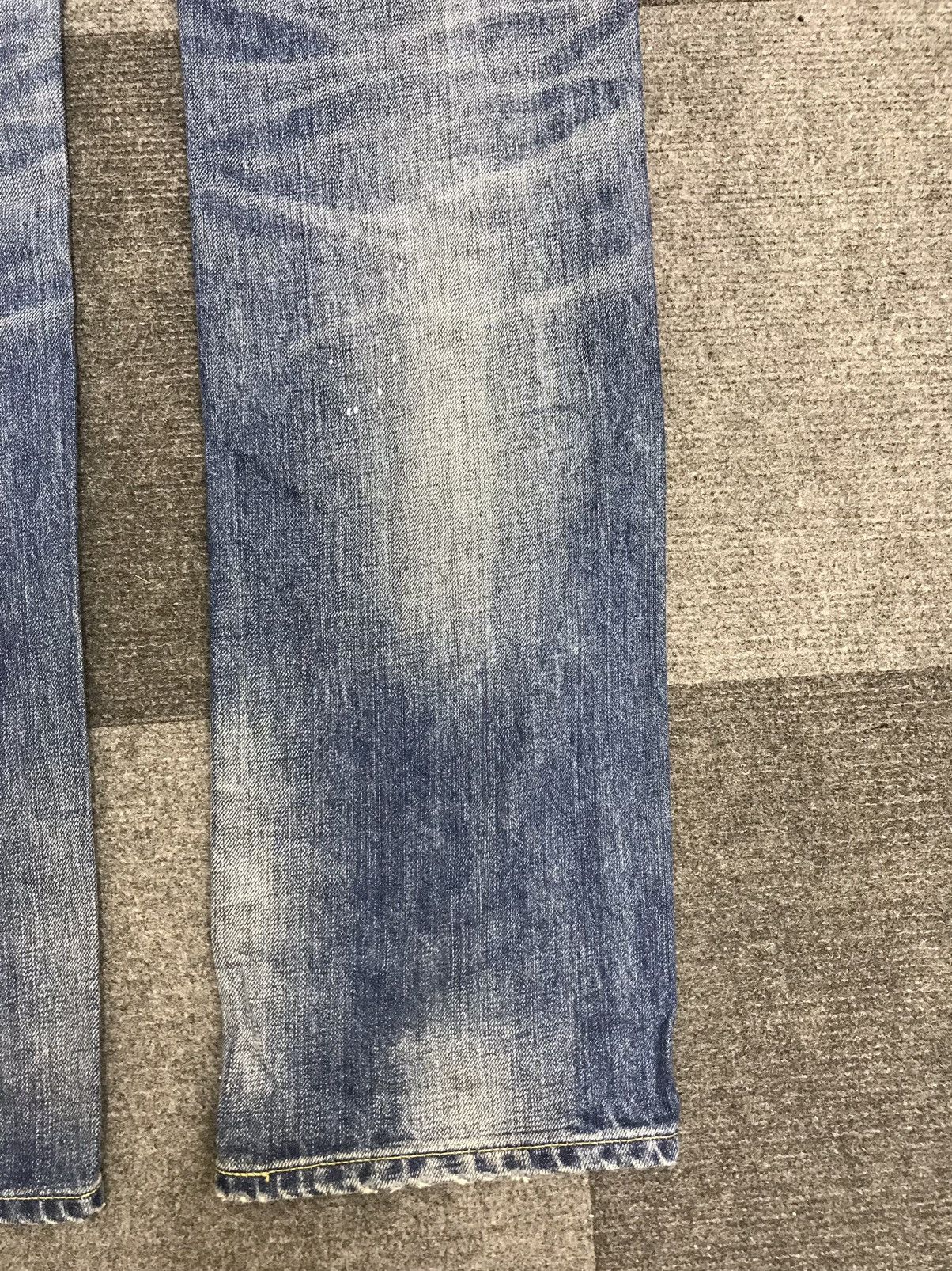 Japanese Brand 💥Insane 90s Style💥Red Card Stone Wash Fades Denim F454 Size US 32 / EU 48 - 14 Thumbnail