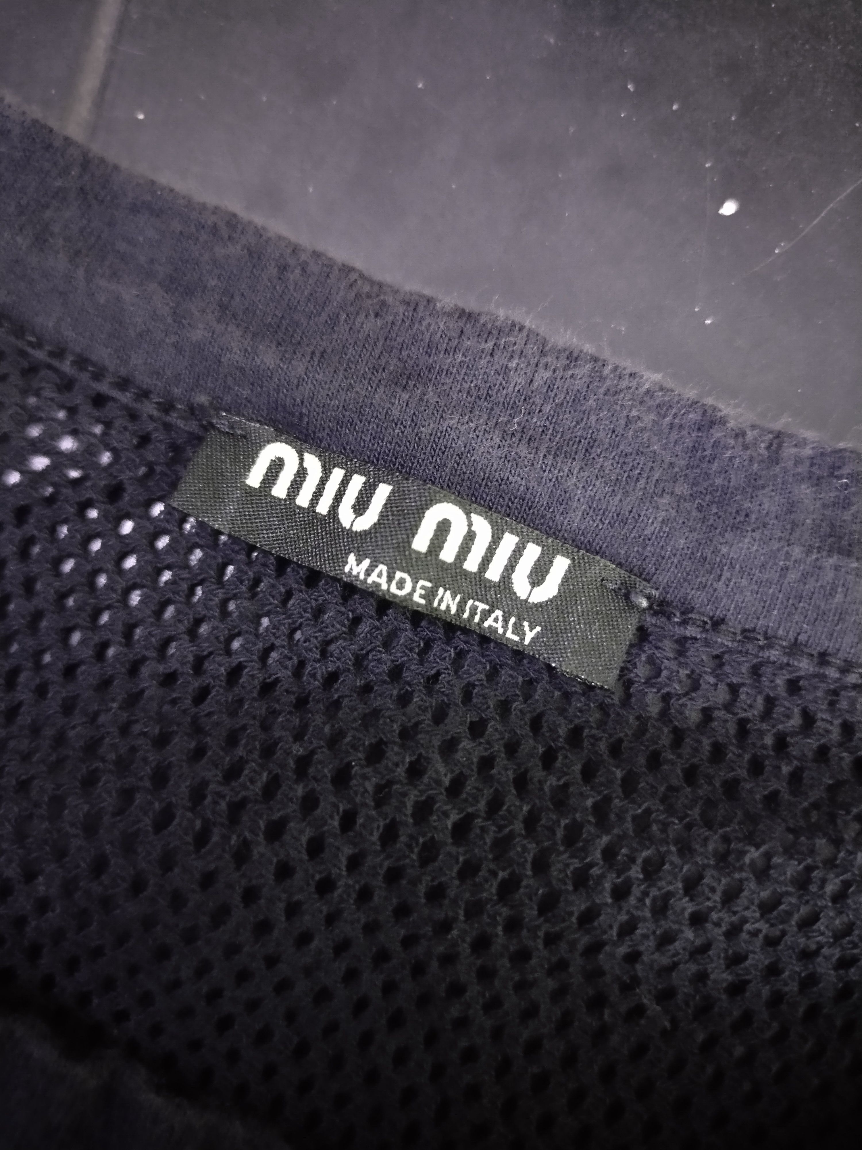 Miu Miu Vintage Miu Miu Eyelet Shirt Tee Size M / US 6-8 / IT 42-44 - 6 Thumbnail