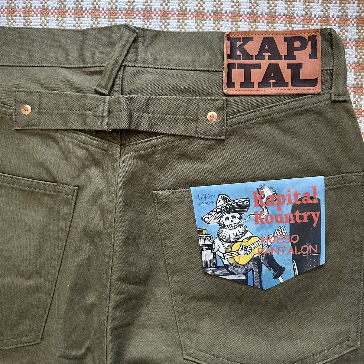 Kapital × Kapital Kountry Kapital Kountry Okagilly Mexican Tuxedo Skeleton Bone Pants Size US 34 / EU 50 - 3 Thumbnail