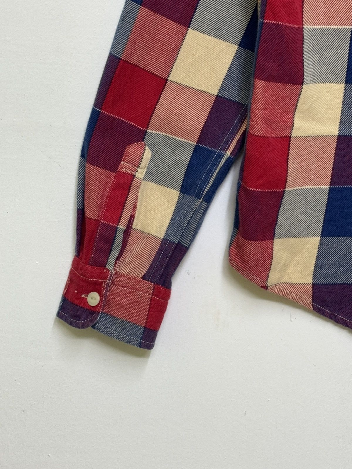 Flannel Flannel Vintage BACK NUMBER Plaid Design Size US M / EU 48-50 / 2 - 11 Thumbnail