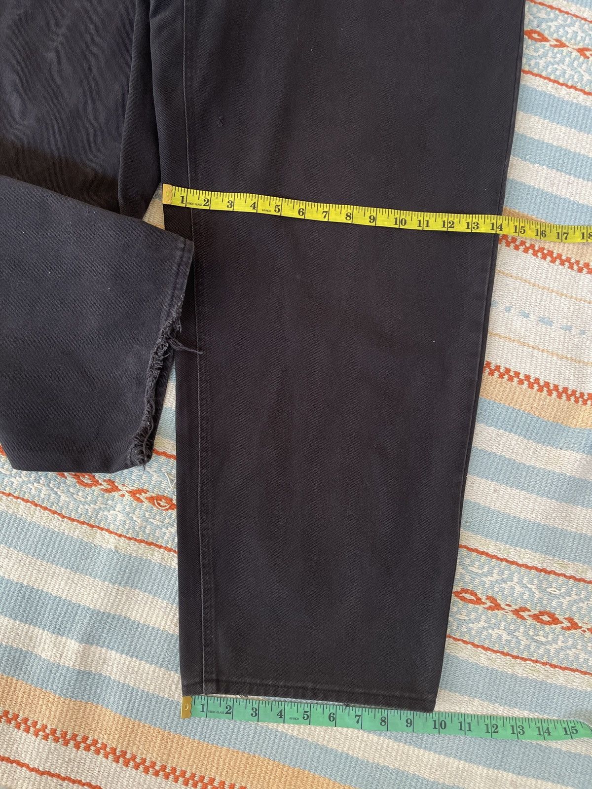 Marc Buchanan Vintage 90s🔥PELLE PELLE🔥Carpenter Baggy Faded Jeans Size US 35 - 10 Thumbnail
