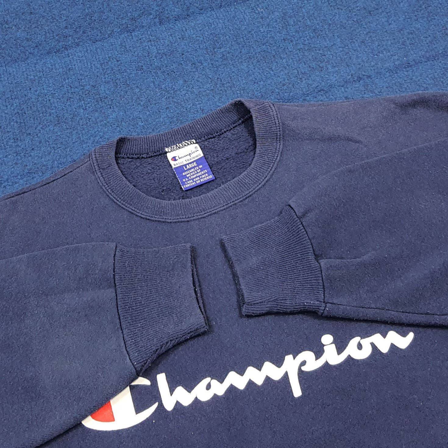 Carhartt Vintage Champion Embroidered Spell Out Crewneck C293N8 Size US L / EU 52-54 / 3 - 4 Thumbnail