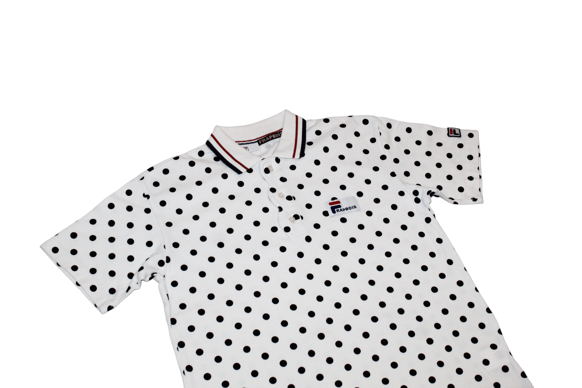 Frapbois Fila x Frapbois Issey Miyake Box Logo Dot Print Polo Shirt Size US S / EU 44-46 / 1 - 11 Thumbnail