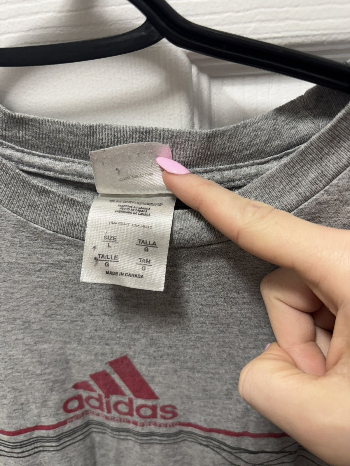 Adidas Adidas Perfrom Don't Pretend Vintage 2000s Grey Shirt Y2K Size US L / EU 52-54 / 3 - 4 Thumbnail