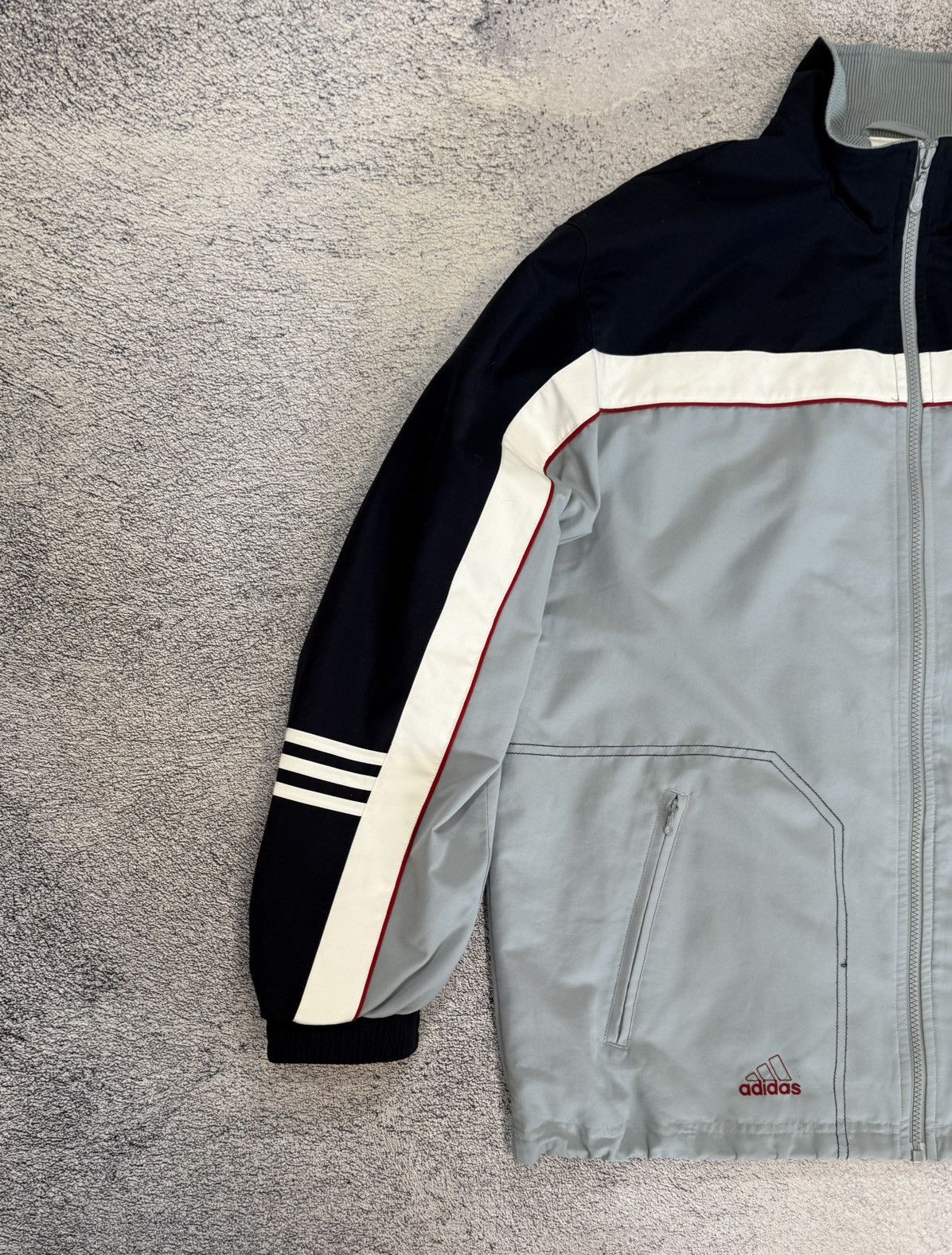 Adidas Vintage Adidas Tracksuit Men L XL Navy Blue Y2K 2003 UK42/44 Size US L / EU 52-54 / 3 - 8 Thumbnail