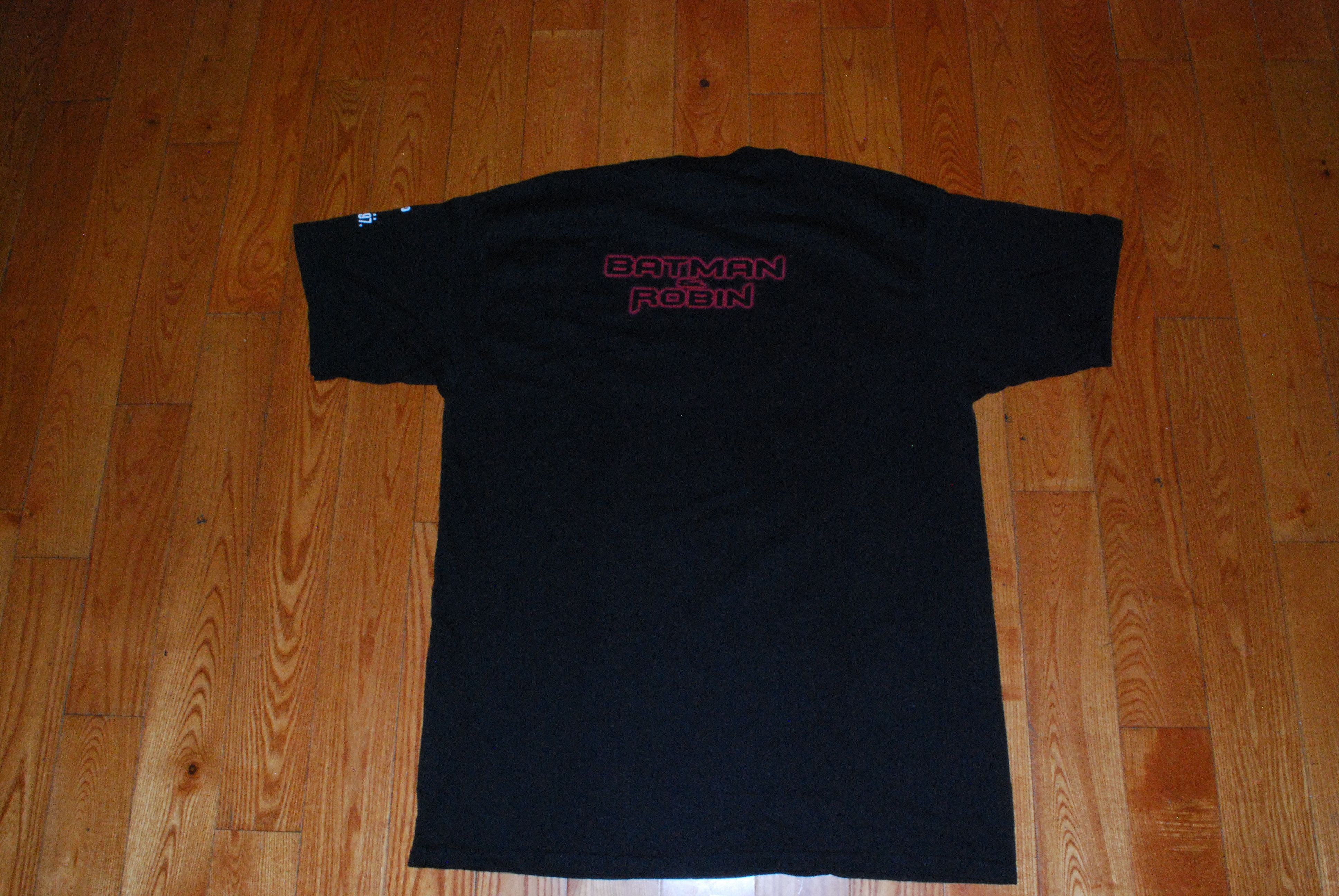 DC Comics Batman & Robin Movie DC Comics T-Shirt from 1997 NOS w/Tags Size US XL / EU 56 / 4 - 6 Thumbnail