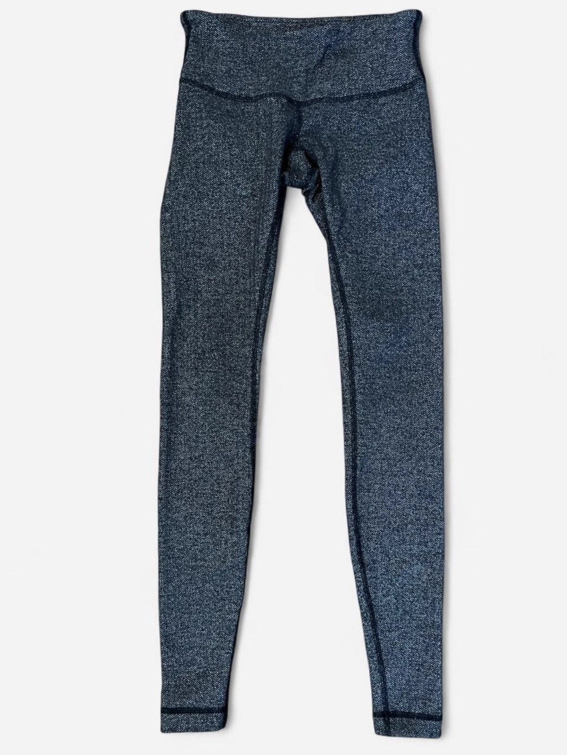 Lululemon Lululemon Wunder Under High Rise Herringbone Leggings Size 2 Size 26" / US 2 / IT 38 - 1 Thumbnail