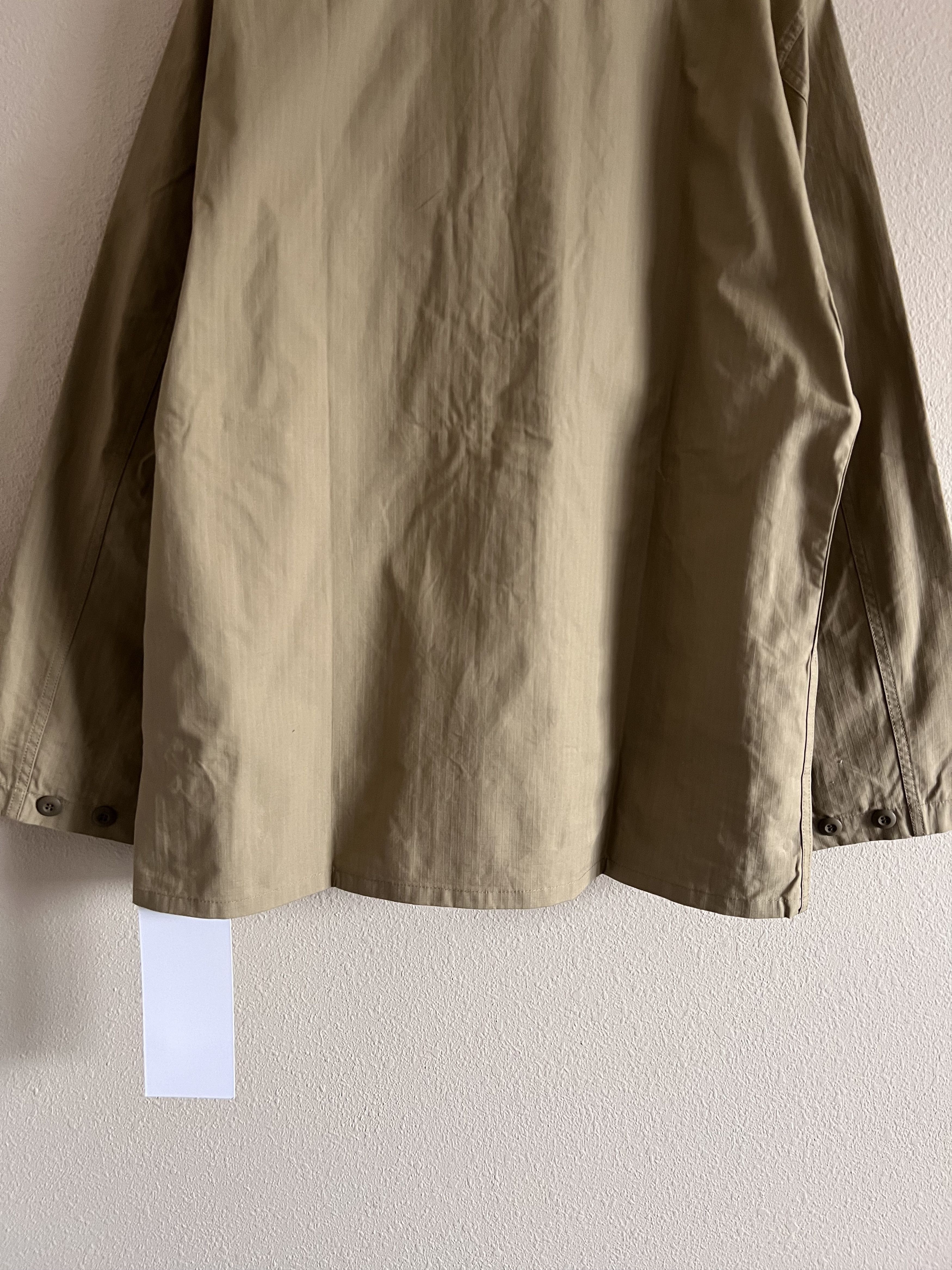 Wtaps WTAPS WMILL-LS Ripstop Overshirt in Beige Size US XL / EU 56 / 4 - 7 Thumbnail