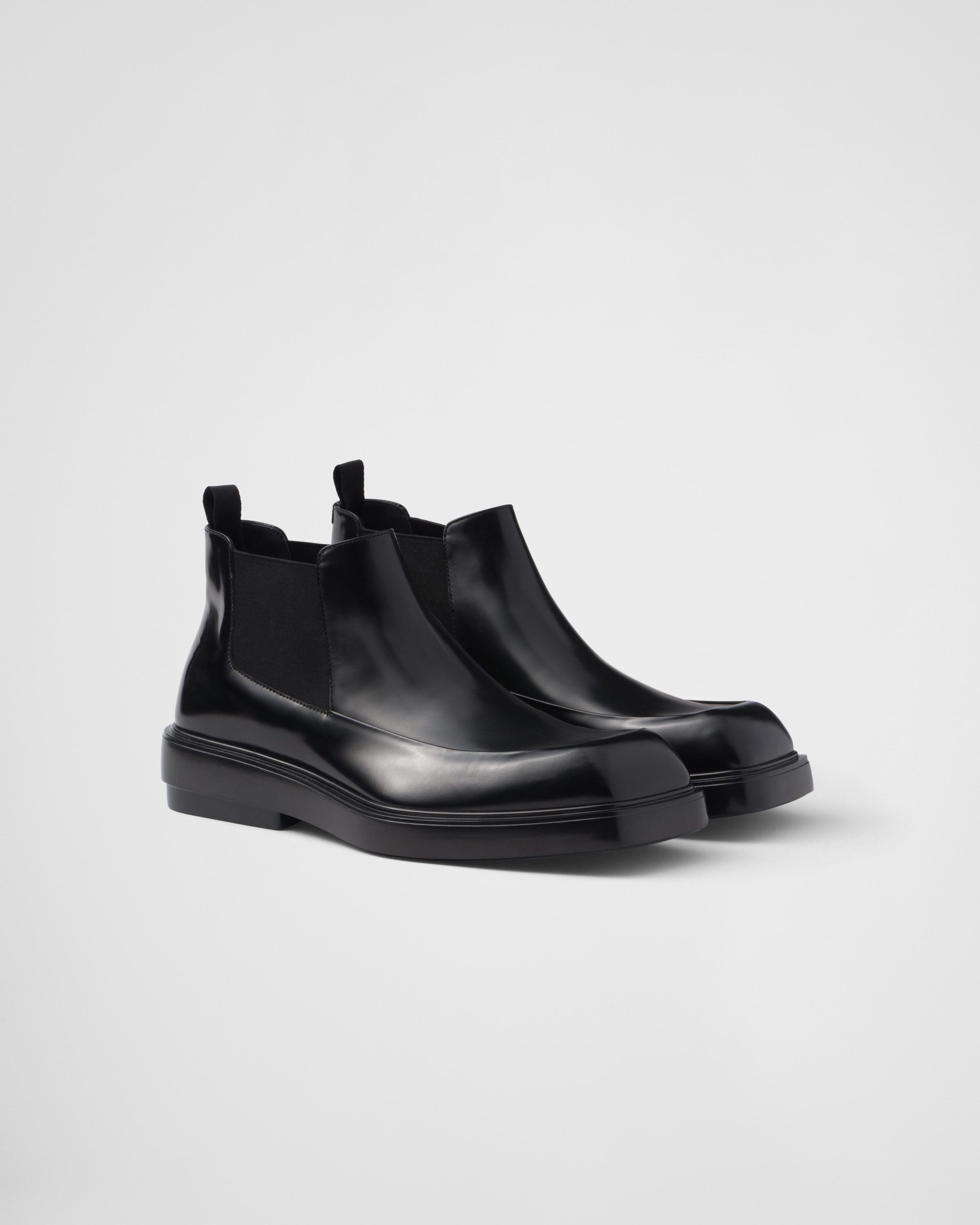 Prada o1mt1gz0225 Brushed Chelsea Boots in Black Size US 7 / EU 40 - 1 Thumbnail