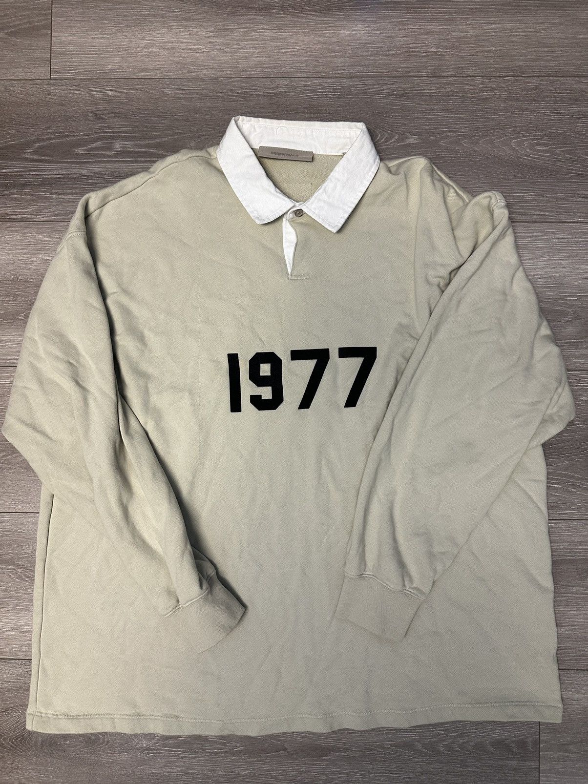 Essentials FOG essentials wheat 1977 polo cotton long sleeve | Grailed