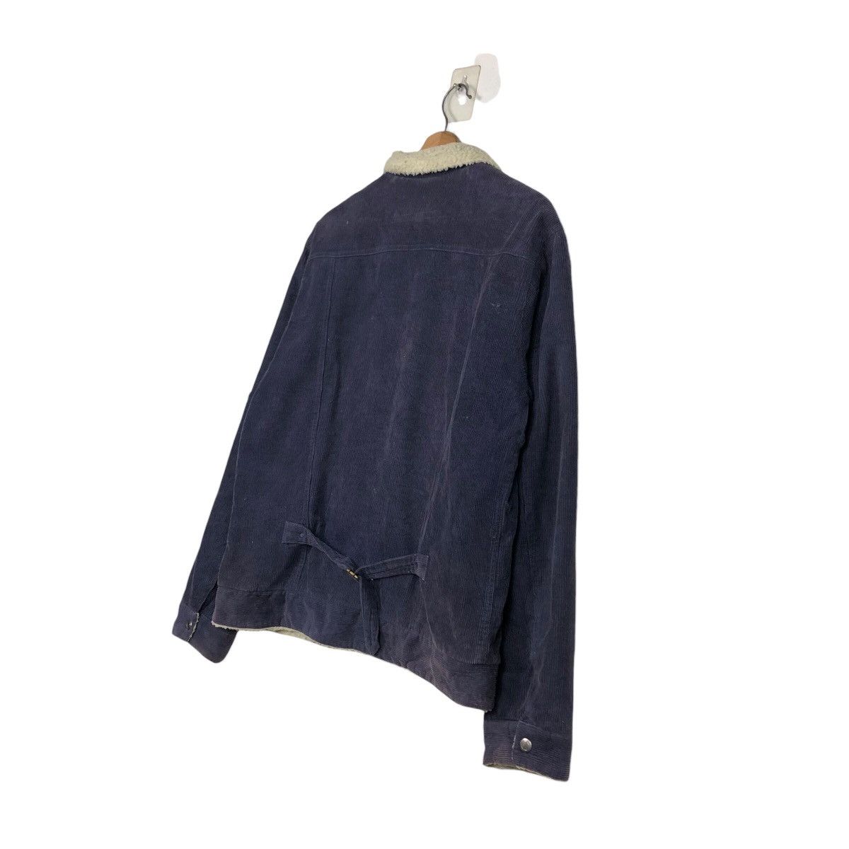 Issey Miyake Vintage Biker Corduroy Jacket Madison Walker Sherpa Blanket Size US L / EU 52-54 / 3 - 4 Thumbnail