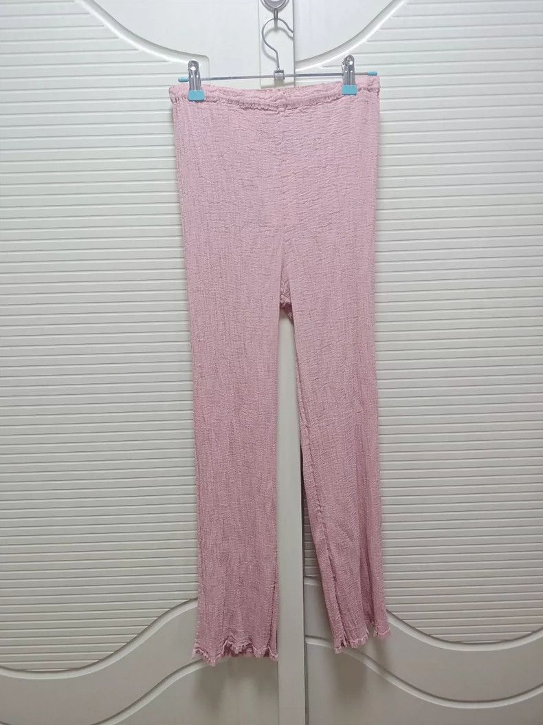 Issey Miyake issey miyake size:one size Pink gauze trousers Size 31" - 1 Thumbnail