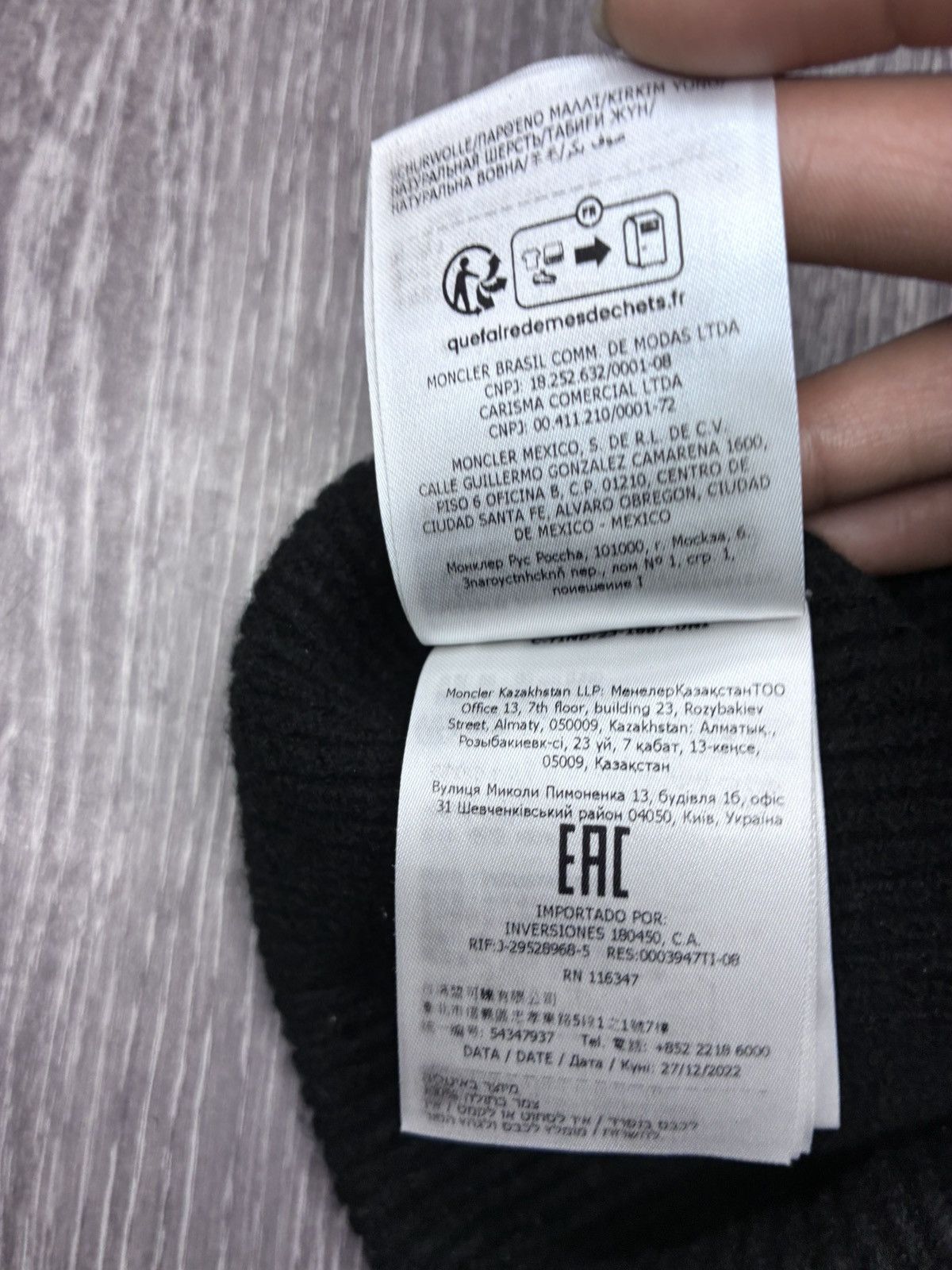 Moncler moncler beanie Size ONE SIZE - 5 Thumbnail