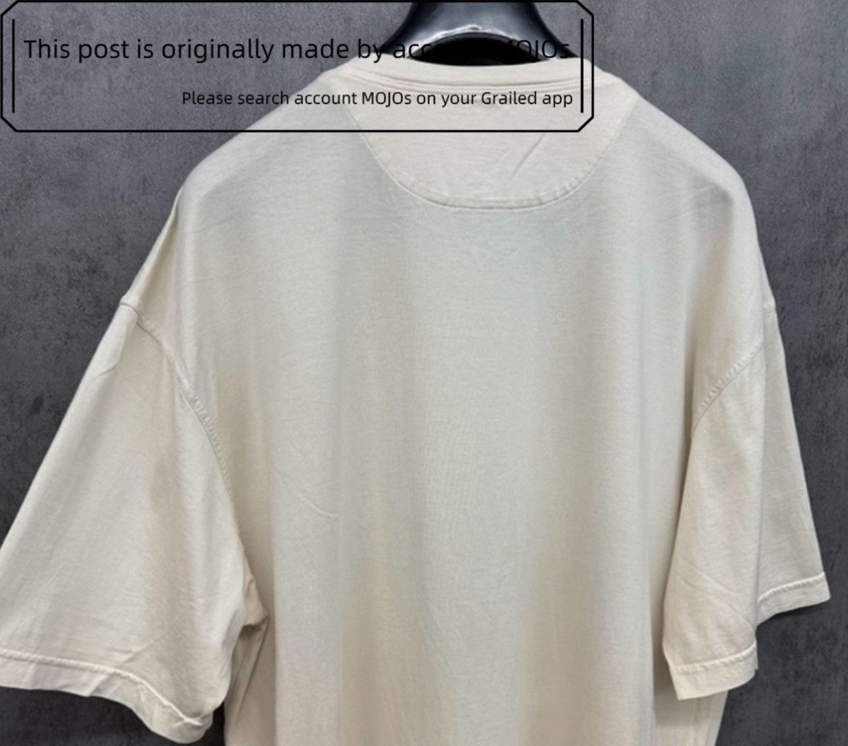 Prada Sz XXL Prada Triangle Logo Patch Fade Yellow Tee mojos18054 Size US XXL / EU 58 / 5 - 3 Thumbnail
