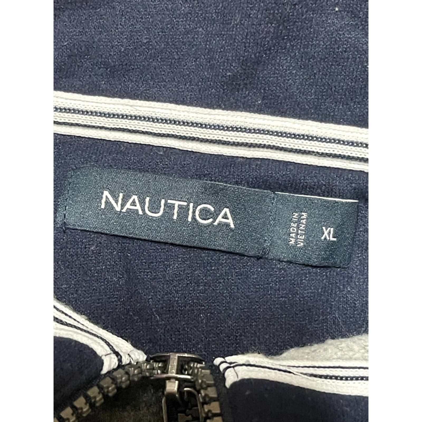Nautica Nautica Sweater Men's XL Gray 1/4 zip pullover Size US XL / EU 56 / 4 - 6 Thumbnail