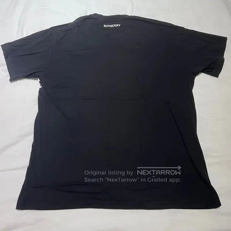 Burberry Burberry Black Cotton Ladies Short Sleeve T-shirt. Size L / US 10 / IT 46 - 5 Thumbnail