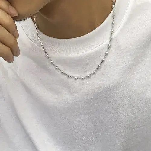 Jewelry Small Pearl Beads Necklace Size ONE SIZE - 2 Thumbnail